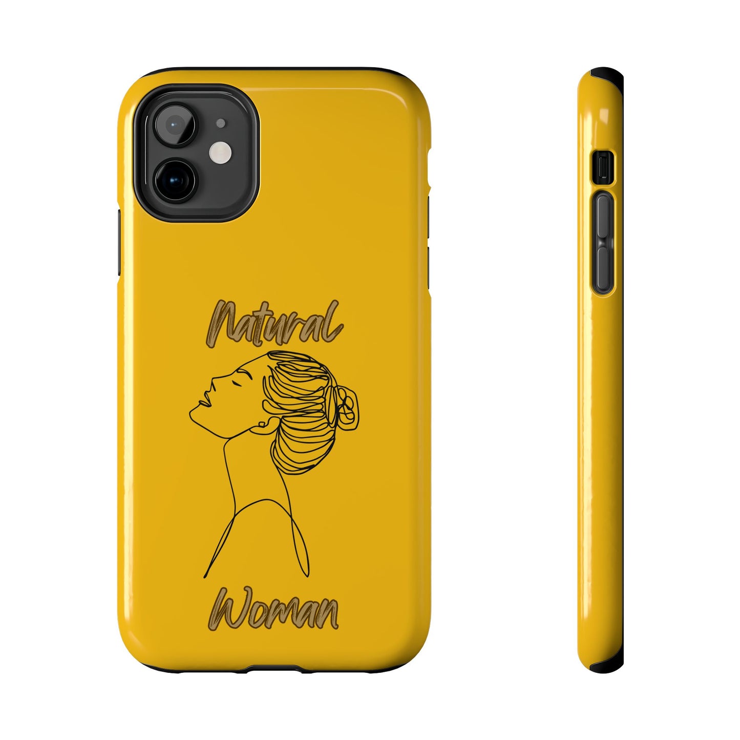 Natural Woman Wet Bun (BL) Tough Phone Cases YELLOW