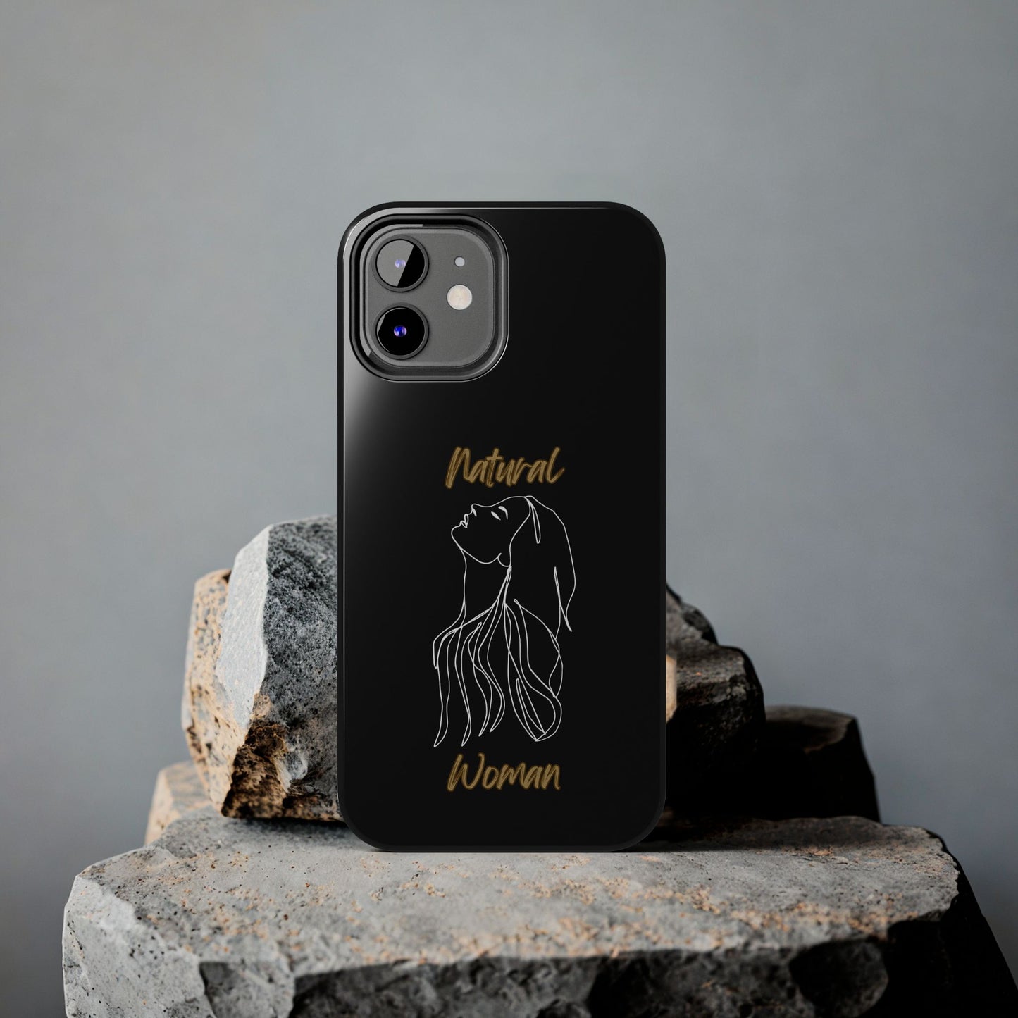 Natural Woman Appreciation (WL)Tough Phone Cases BLACK