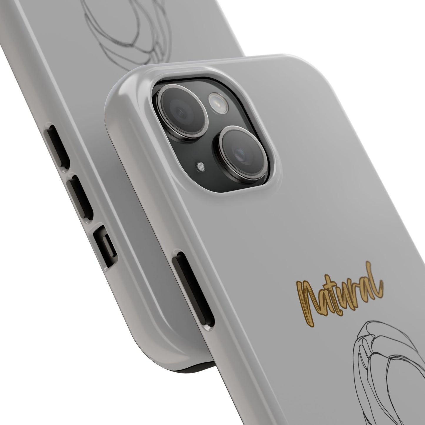 Natural Woman Towel Wrapped (BL)Tough Phone Cases LIGHT GREY