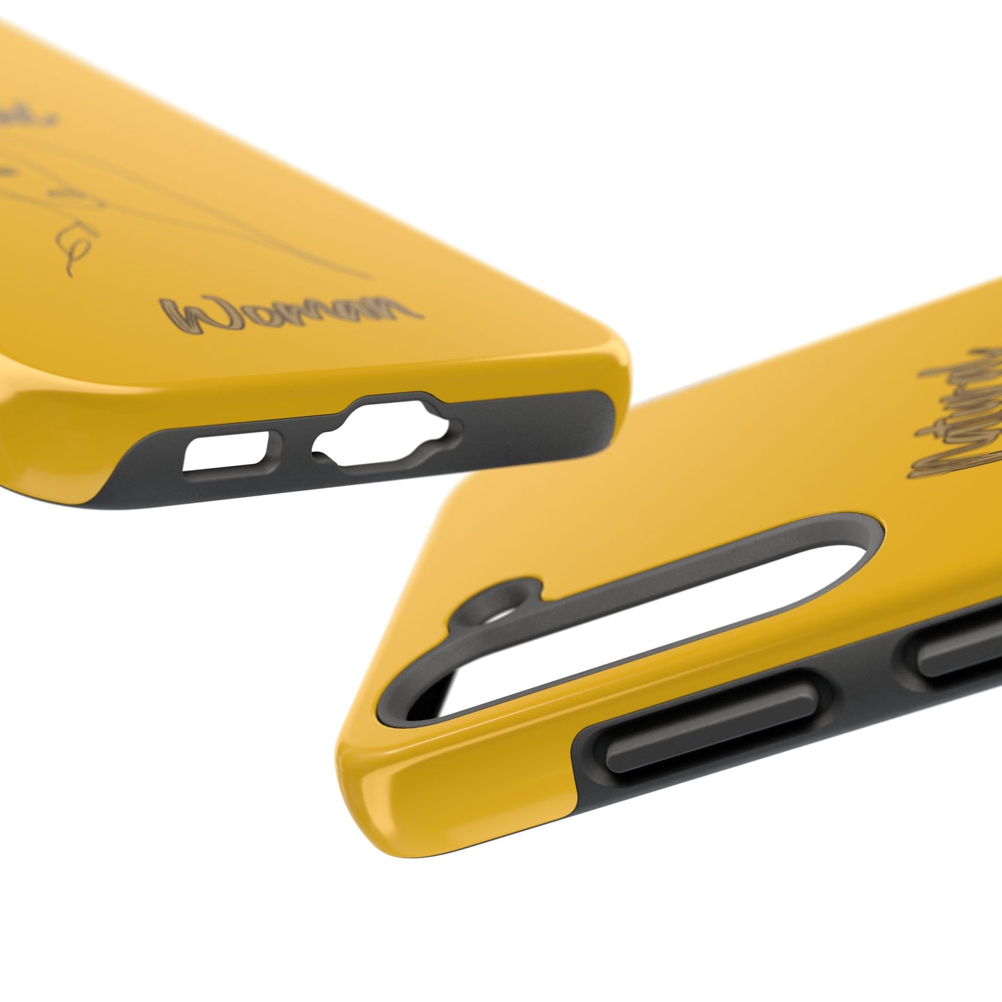 Natural Woman Covered Eye (BL)Tough Phone Cases YELLOW