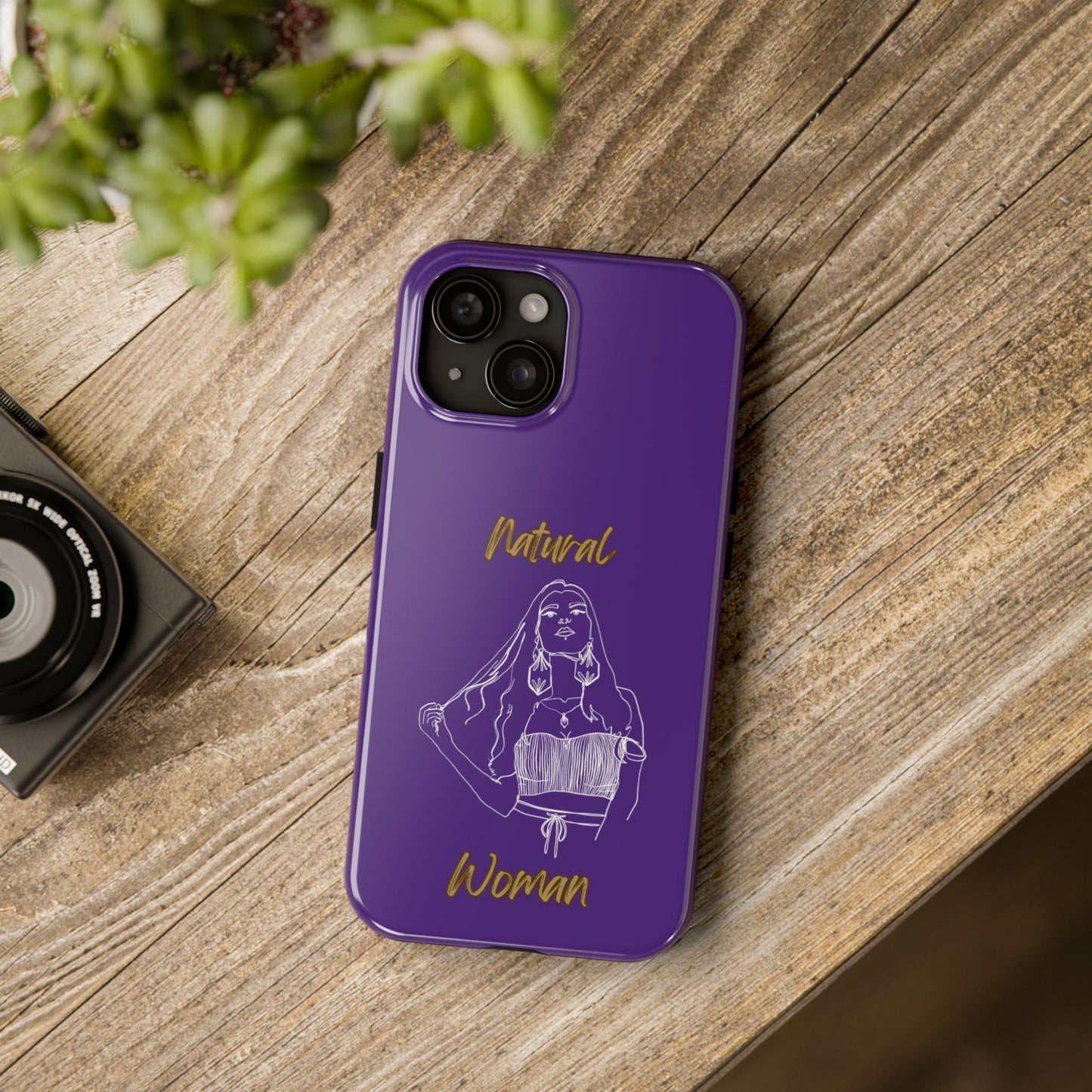 Natural Woman Thinking (WL)Tough Phone Cases PURPLE