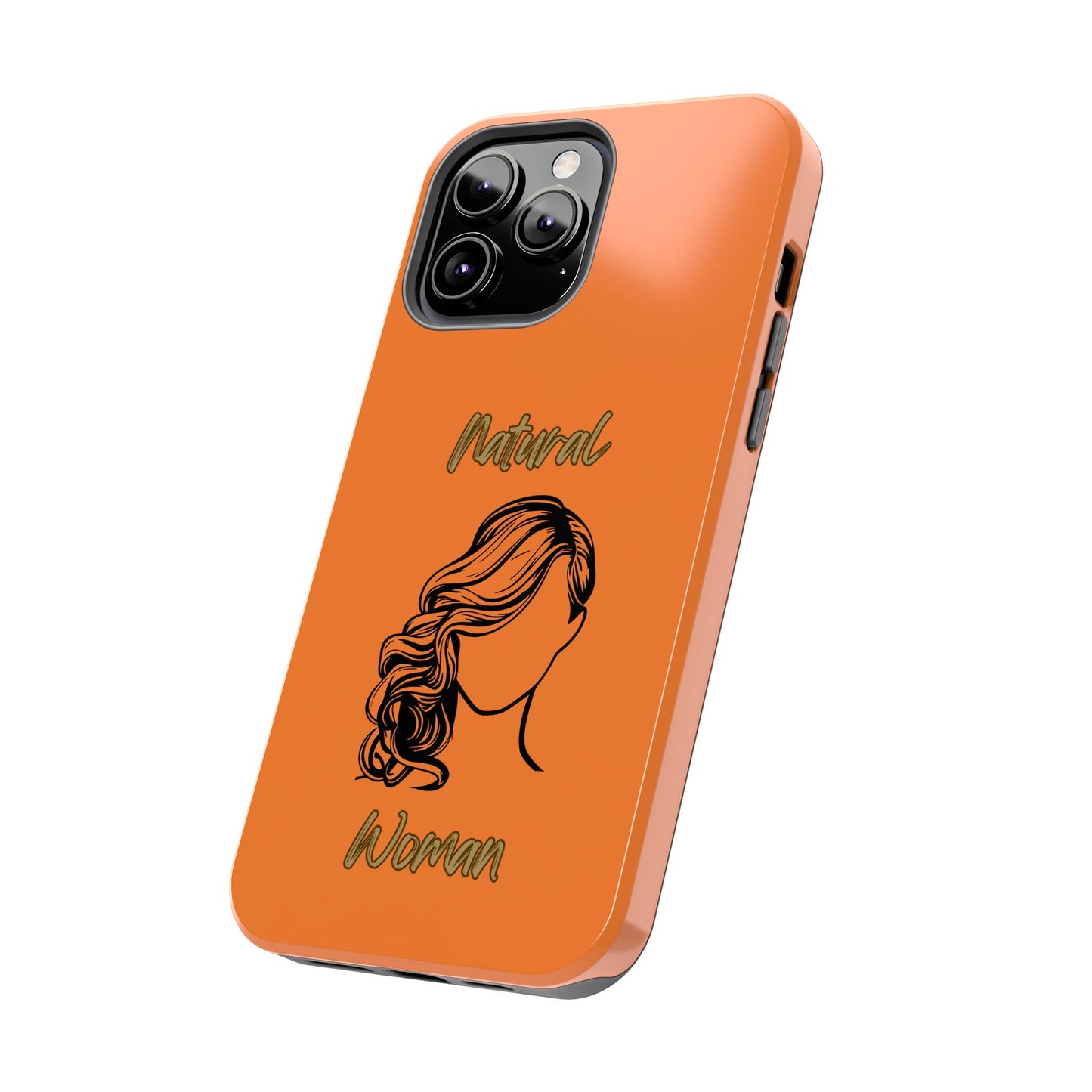 Natural Woman Long Curl (BL)Tough Phone Cases CRUSTA