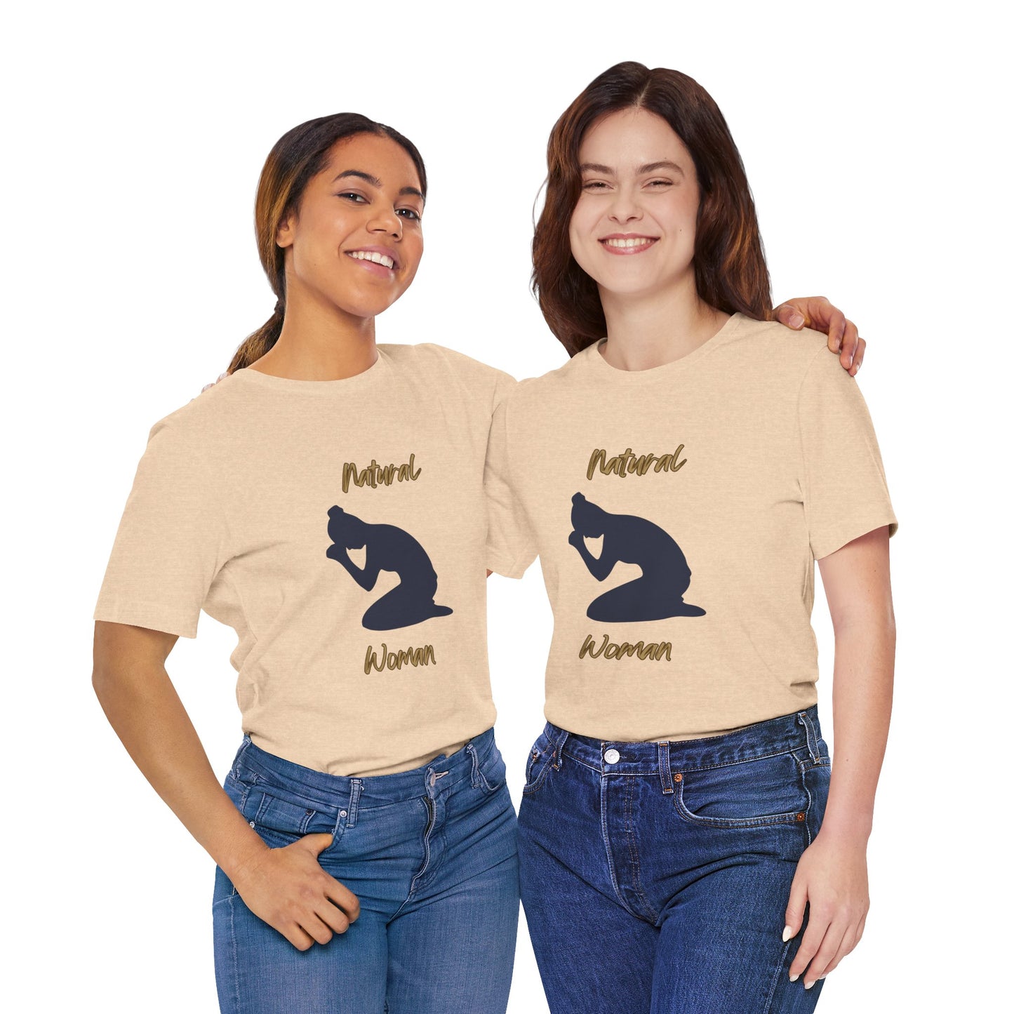 Natural Woman Pray (BL) Short Sleeve T-Shirt