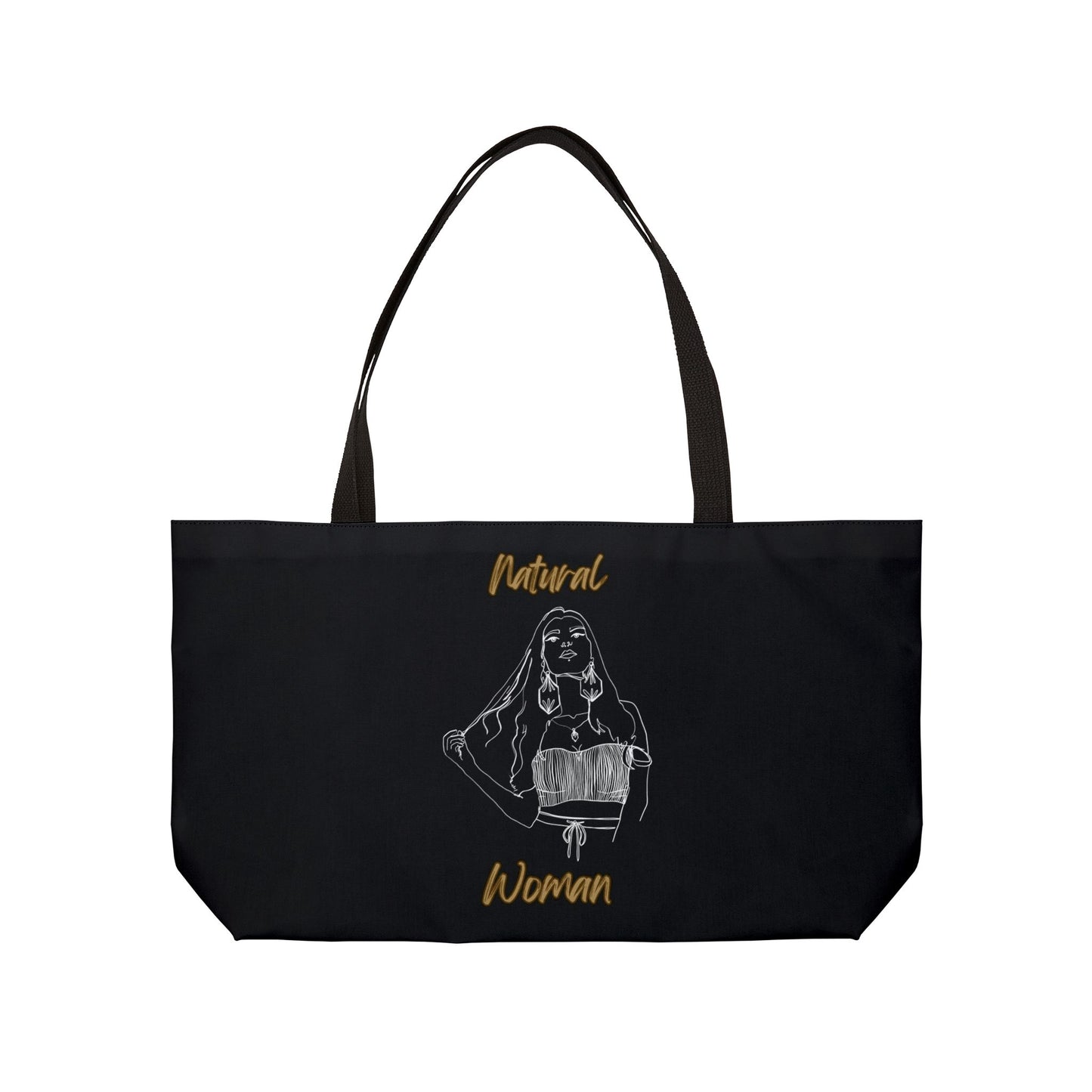 Natural Woman Thinking (WL) Weekender Tote Bag BLACK