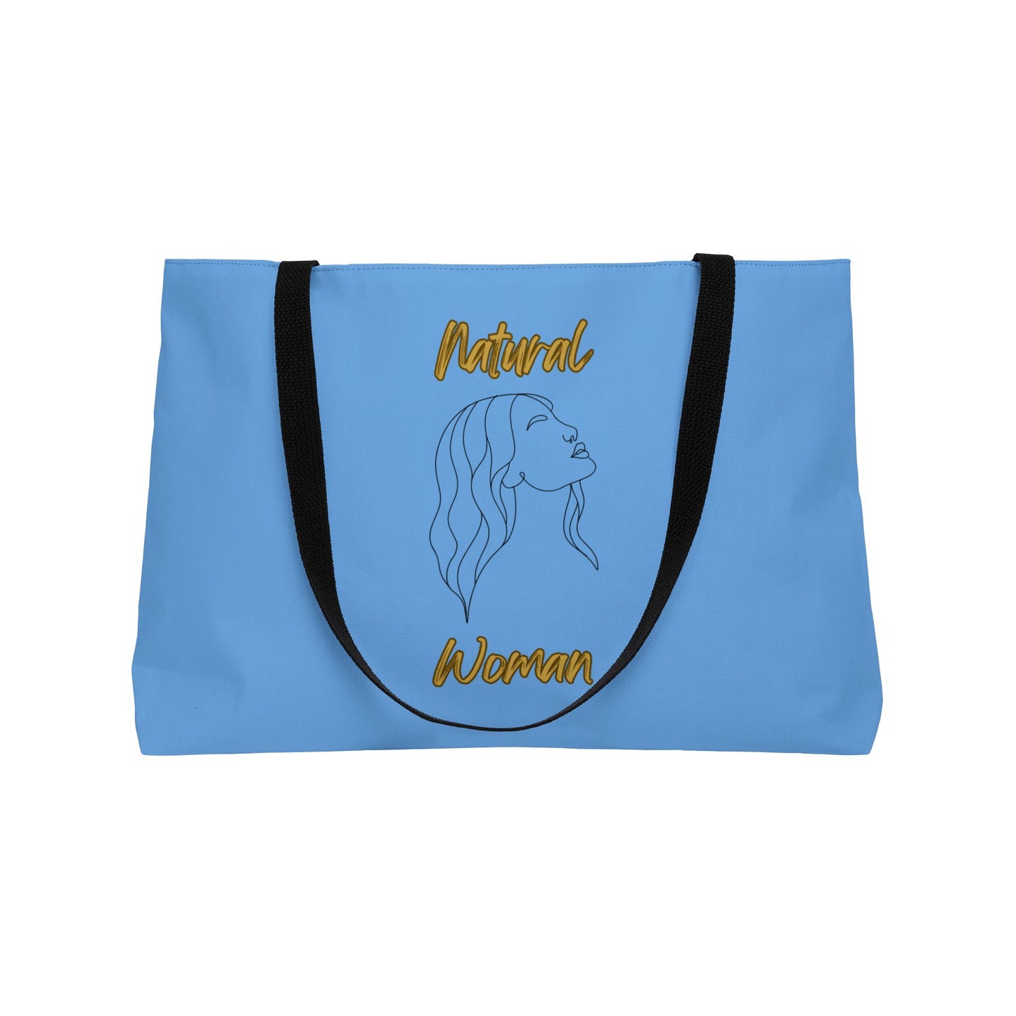 Natural Woman Breeze On Face (BL) Weekender Tote Bag LIGHT BLUE