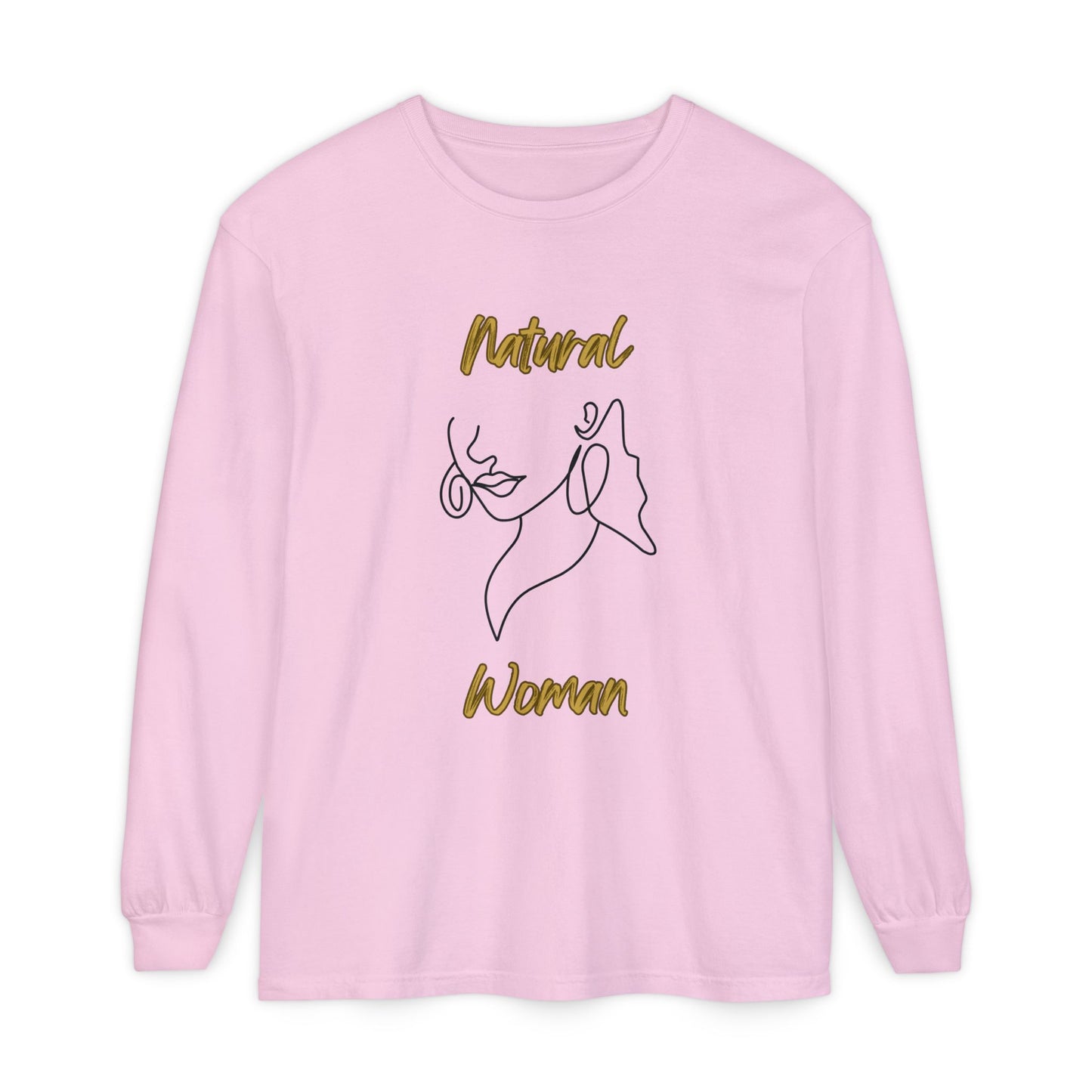 Natural Woman Lips (BL) Long Sleeve T-Shirt