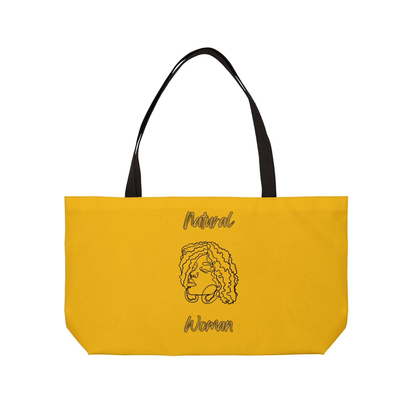 Natural Woman Naturally Me (BL) Weekender Tote Bag YELLOW