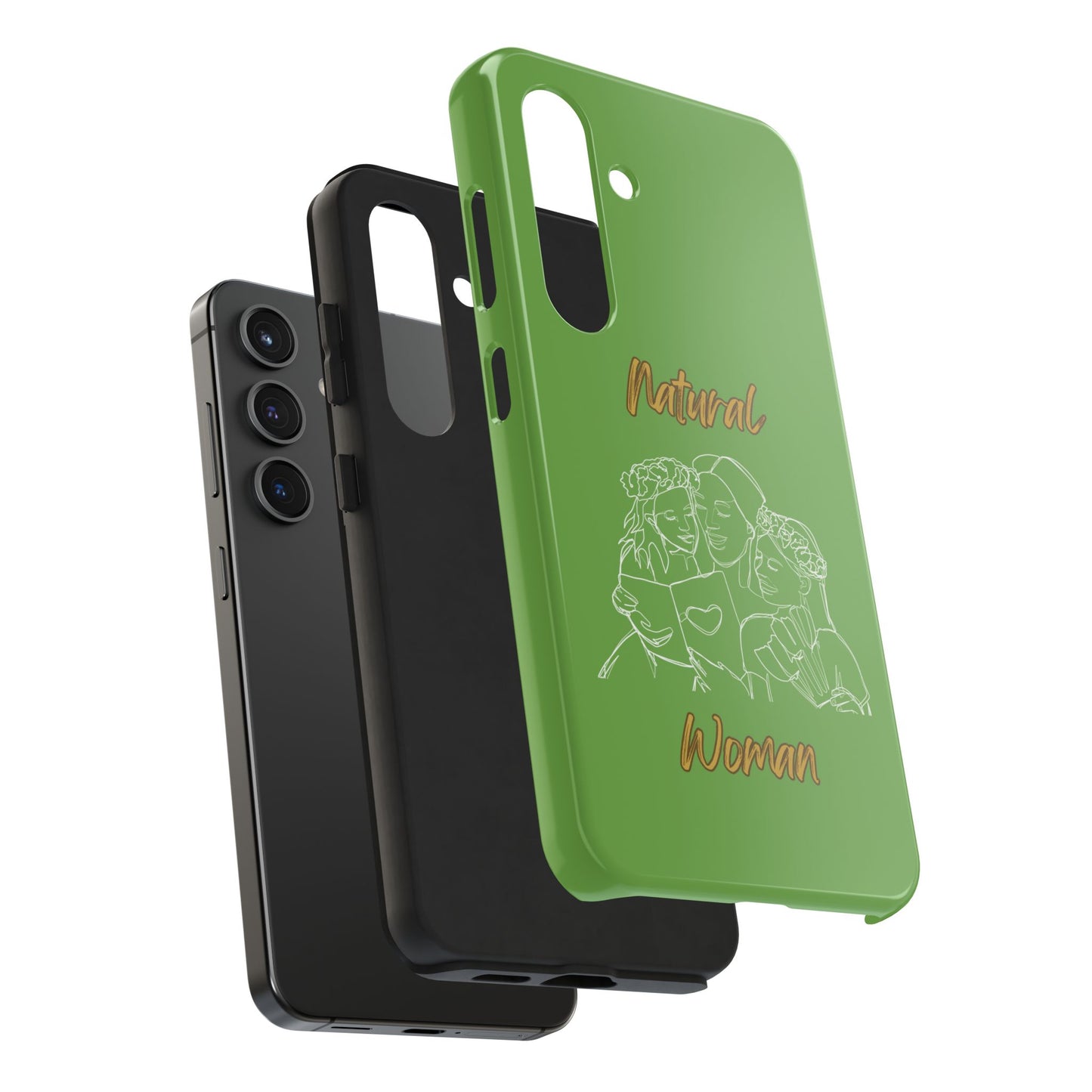 Natural Woman Me & My Girls (WL)Tough Phone Cases GREEN