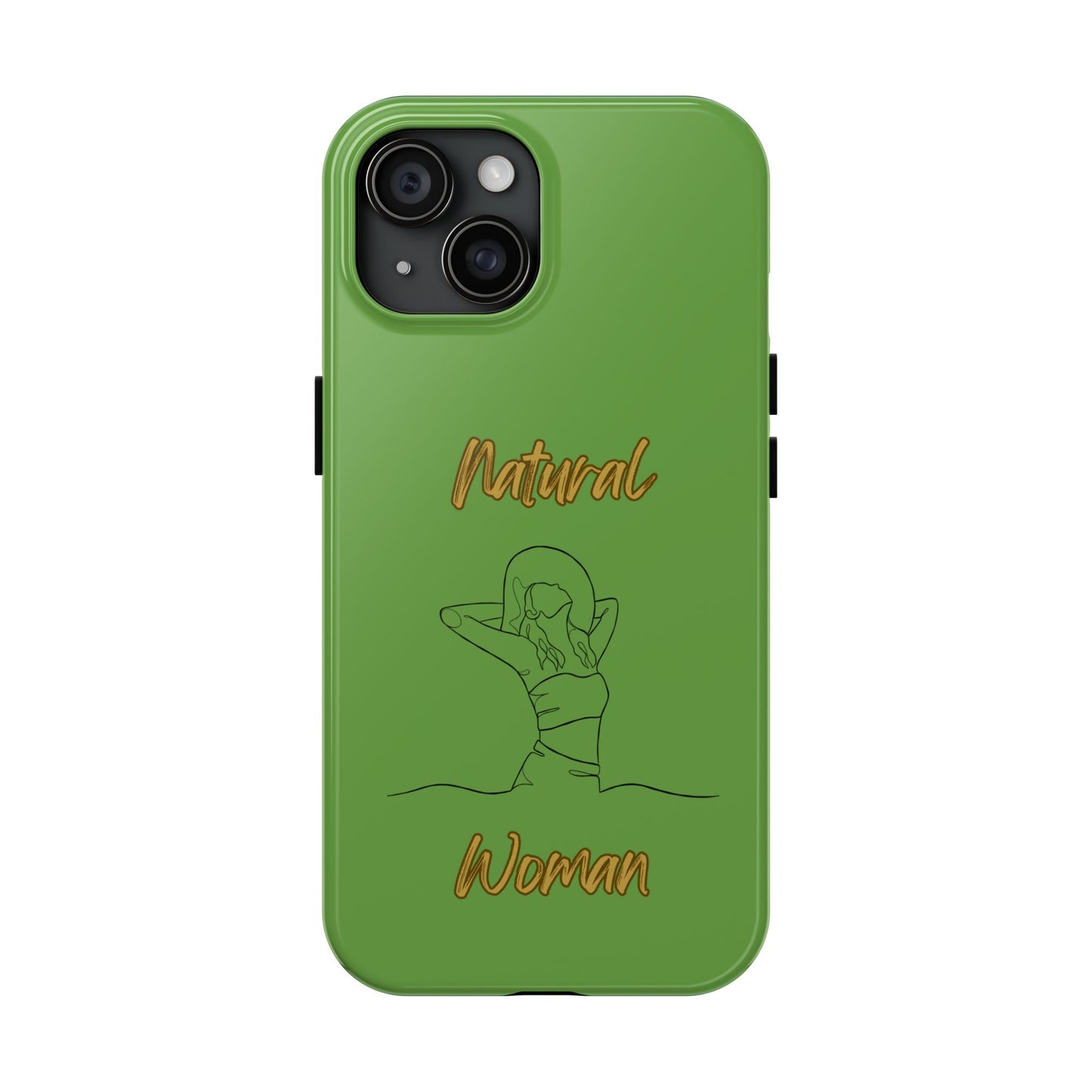 Natural Woman Sun Fun (BL)Tough Phone Cases GREEN