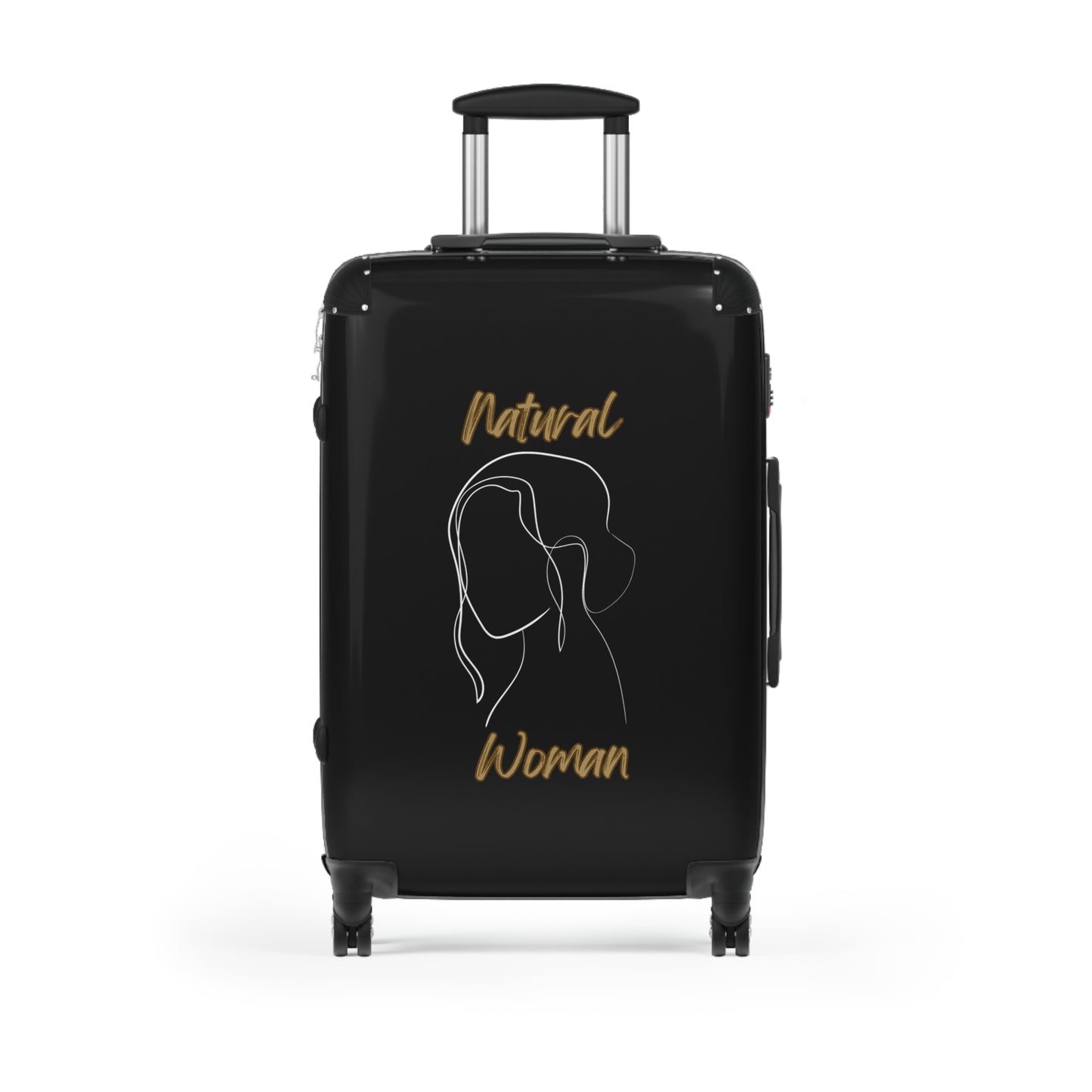Natural Woman Hanging Hair (WL) Suitcase BLACK