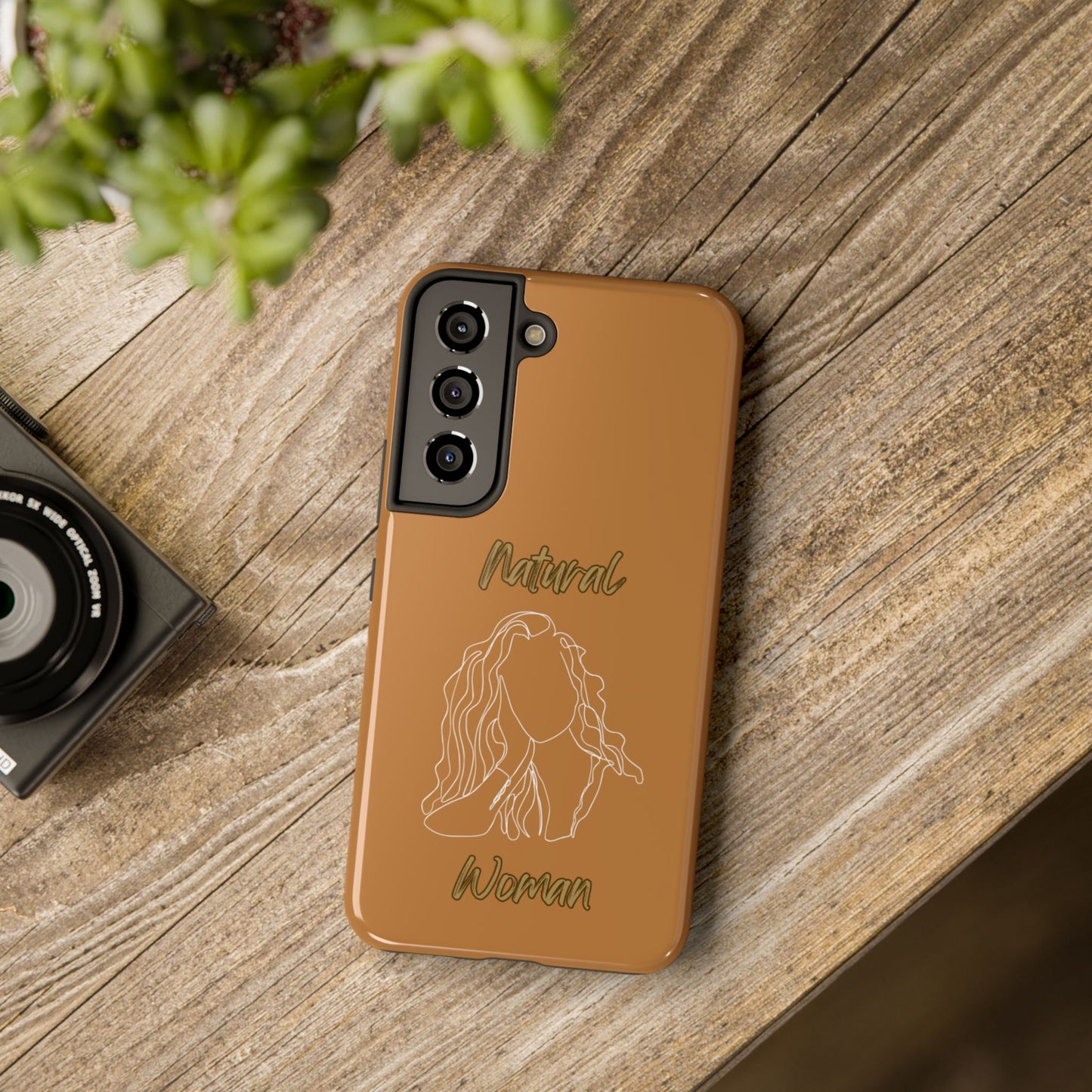 Natural Woman Relaxed (WL) Tough Phone Cases LIGHT BROWN