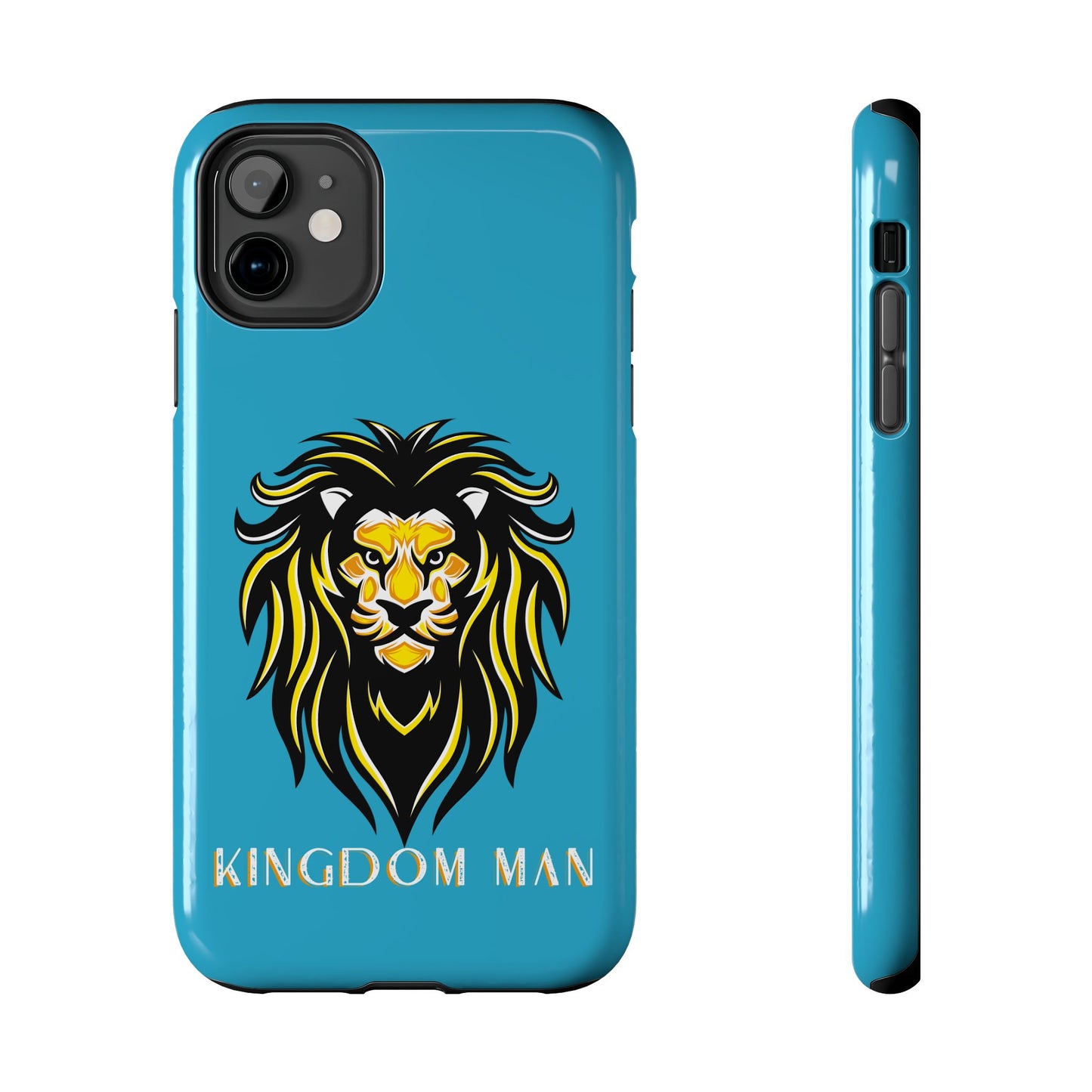 Kingdom Man (White-Gold Label) Tough Phone Case TURQUOISE