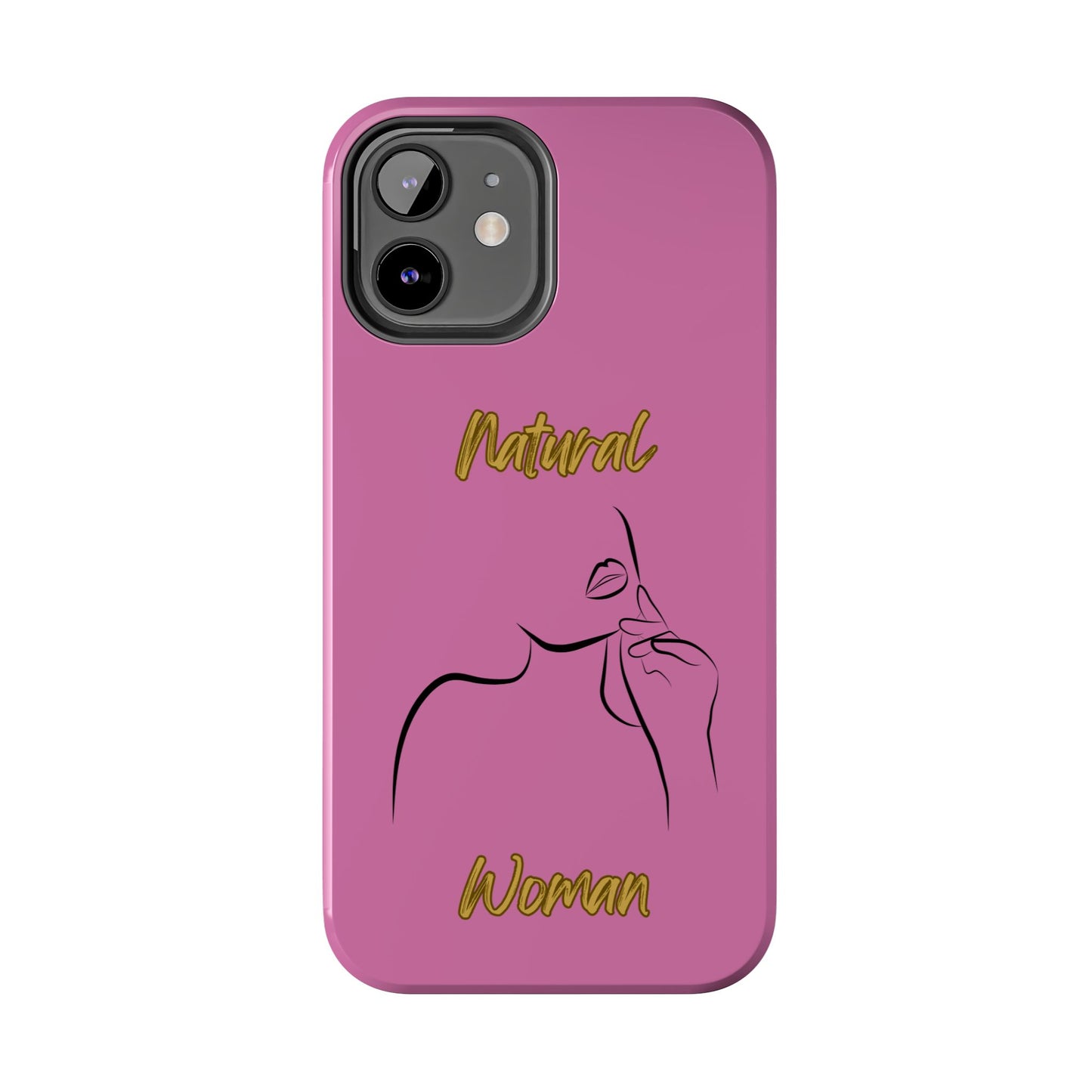 Natural Woman Chin Up (BL)Tough Phone Cases LIGHT PINK
