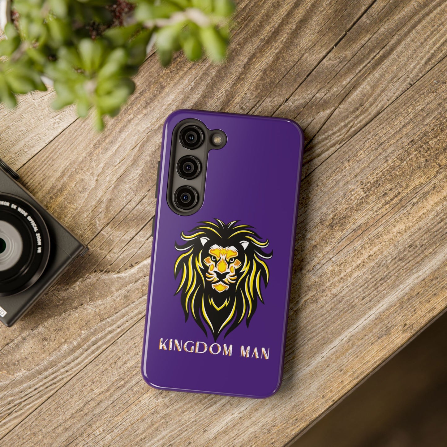 Kingdom Man (White-Gold Label) Tough Phone Case PURPLE