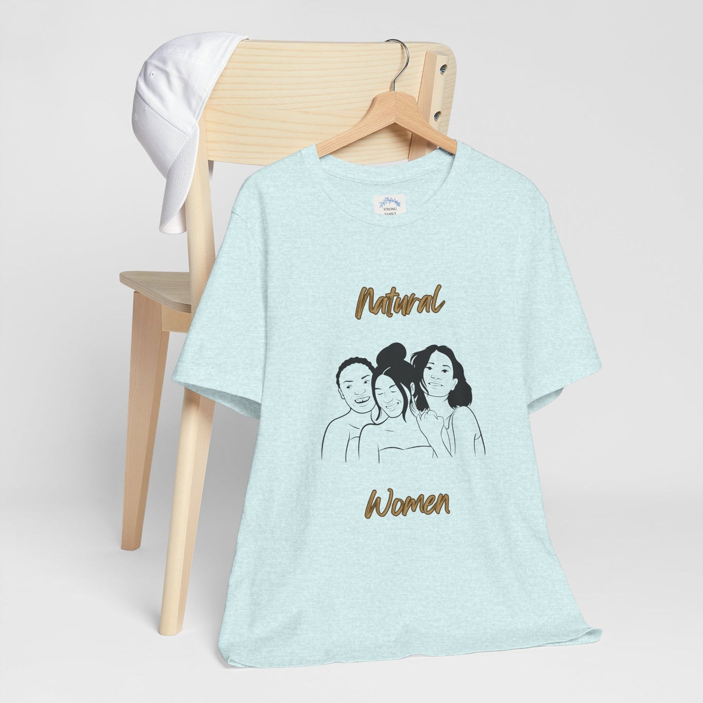 Natural Woman Laughing Friends (BL) Short Sleeve T-Shirt