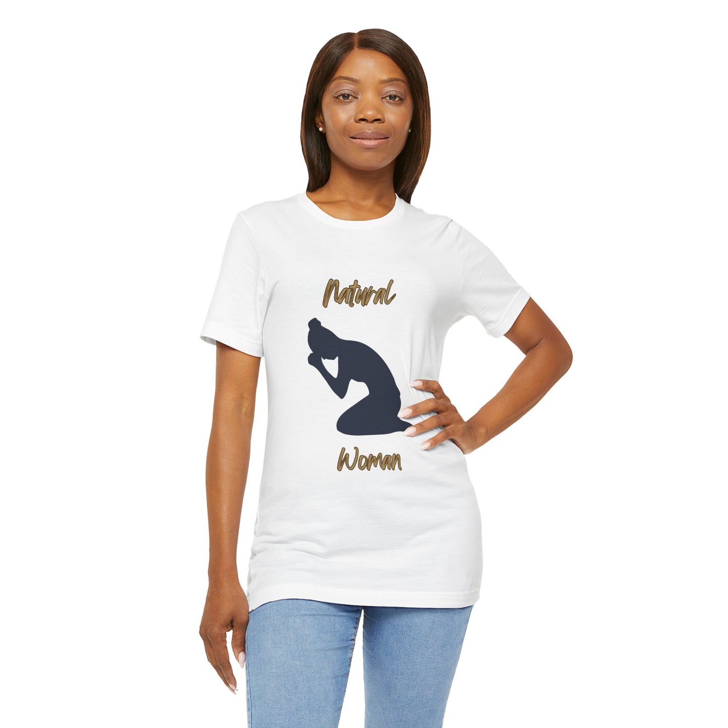 Natural Woman Pray (BL) Short Sleeve T-Shirt
