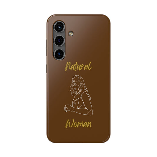 Natural Woman Care Free (WL)Tough Phone Cases BROWN