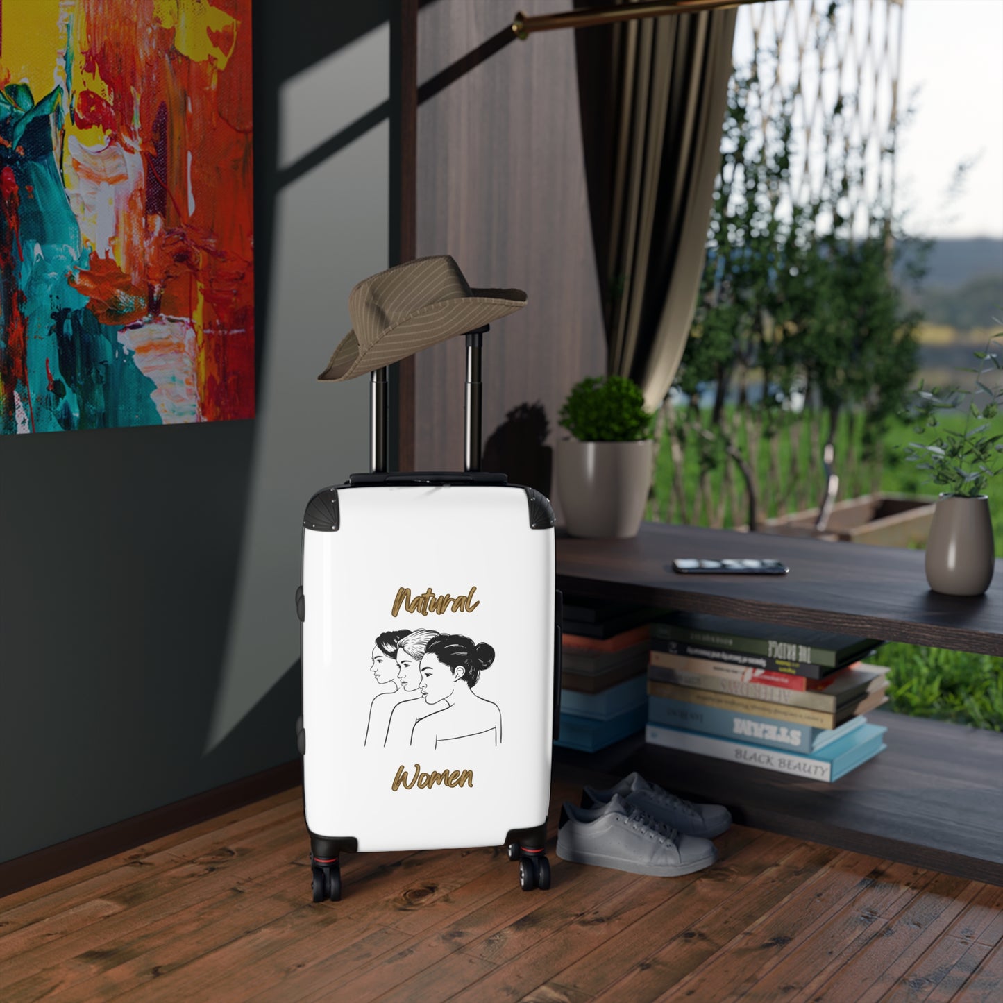 Natural Woman United Friends (BL) Suitcase WHITE