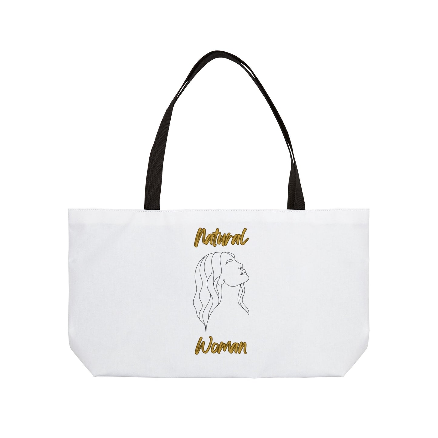 Natural Woman Breeze On Face (BL) Weekender Tote Bag WHITE