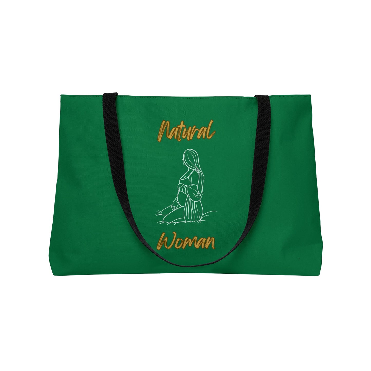 Natural Woman Expecting (WL) Weekender Tote Bag DARK GREEN