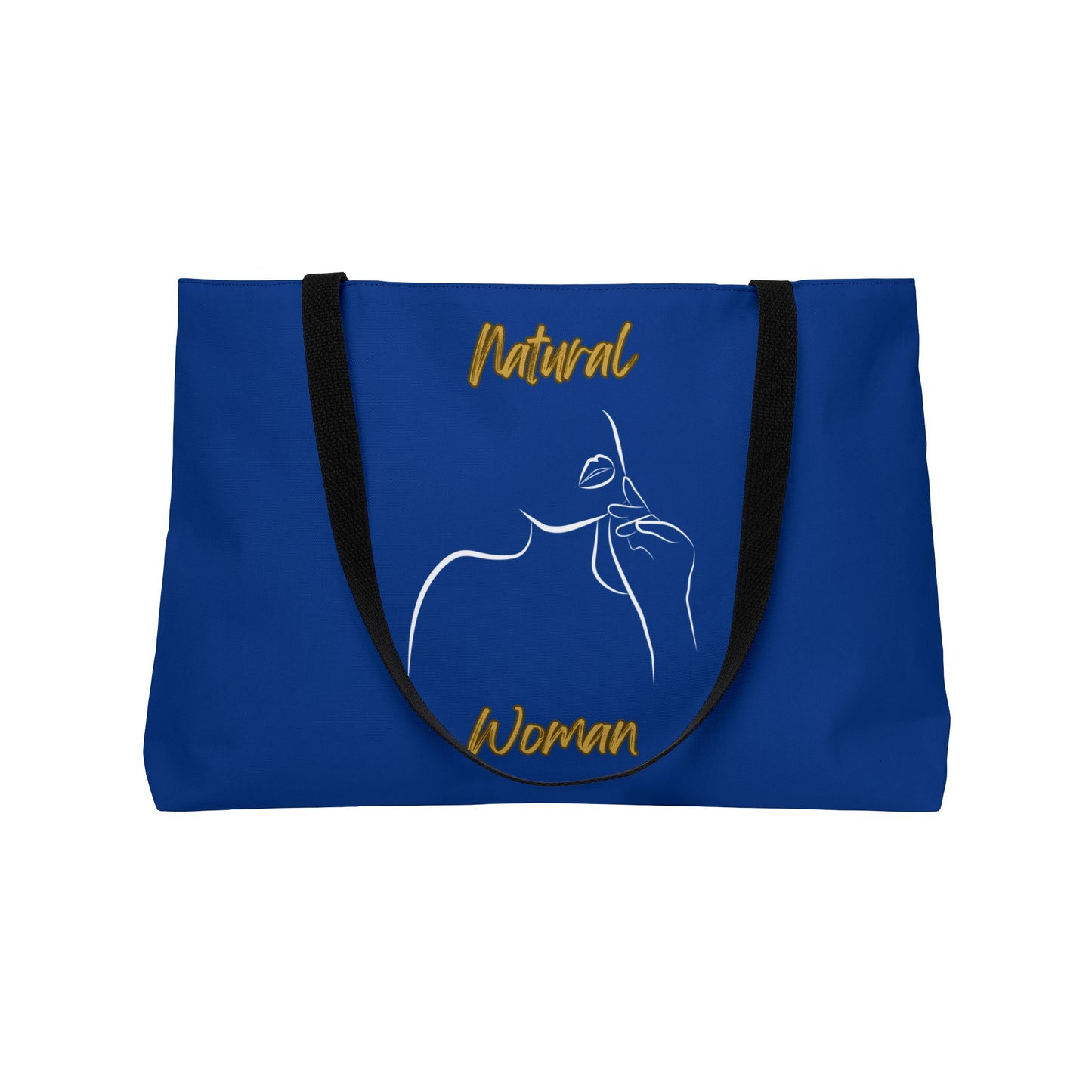 Natural Woman Chin Up (WL) Weekender Tote Bag DARK BLUE