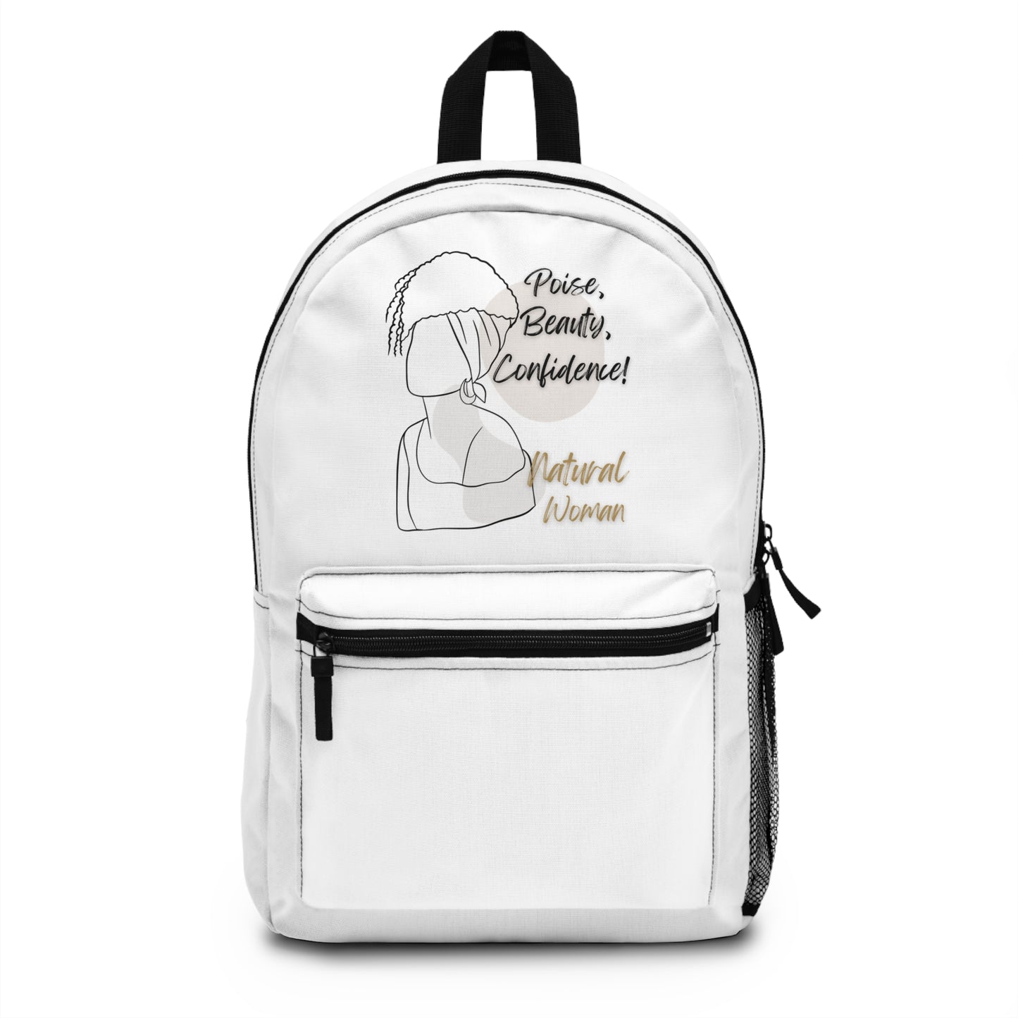 Natural Woman Puff (BL) Backpack WHITE