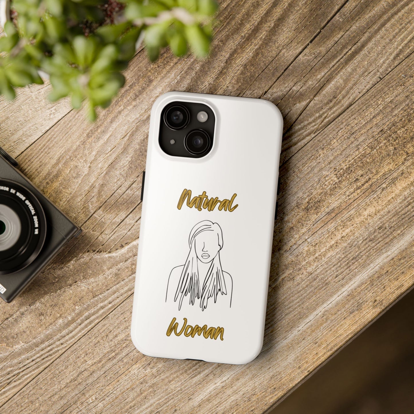 Natural Woman Content (BL)Tough Phone Cases WHITE
