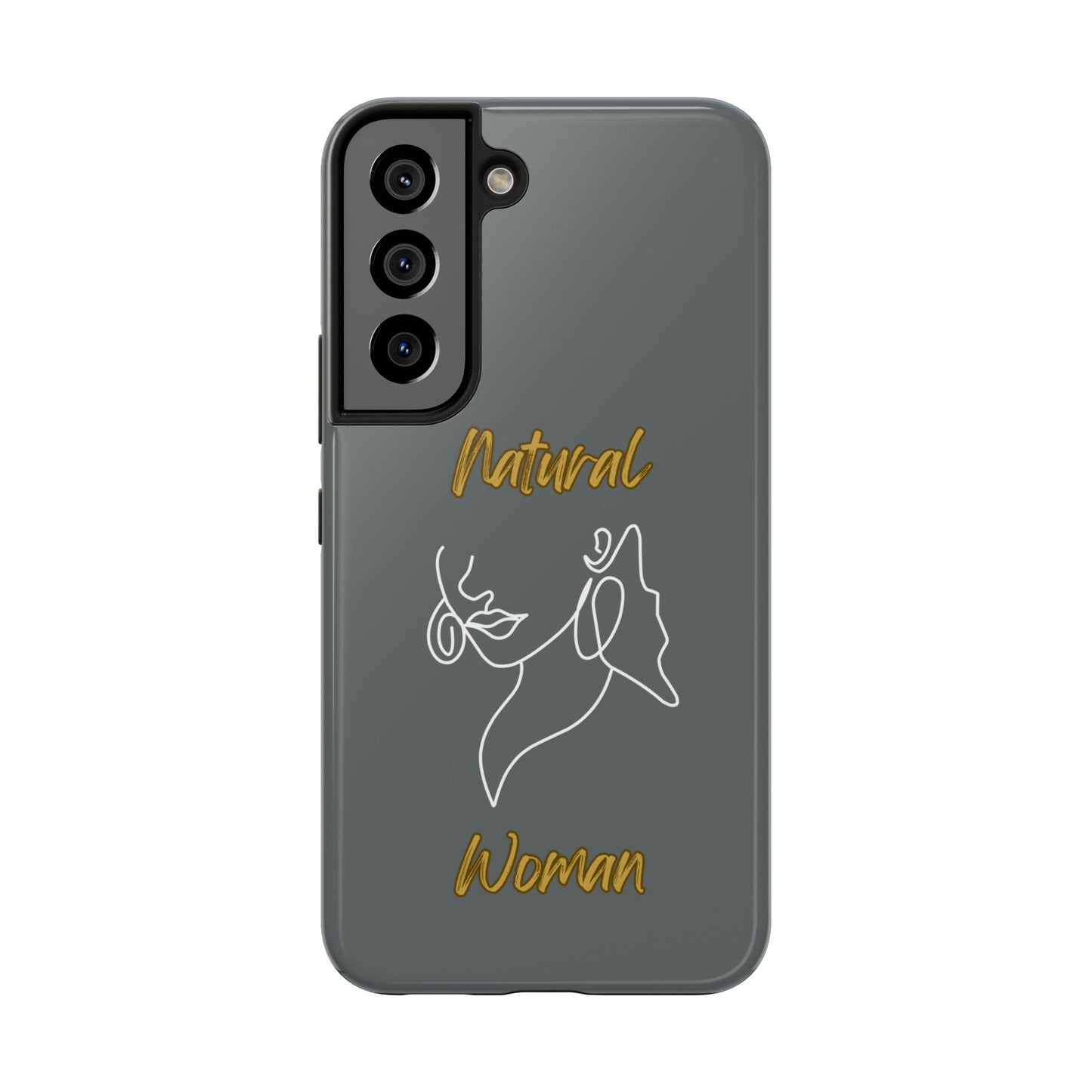 Natural Woman Lips (WL)Tough Phone Cases DARK GREY