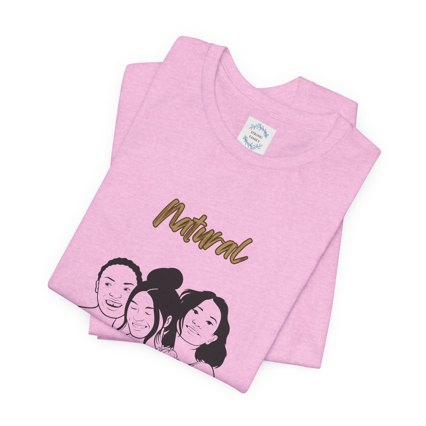 Natural Woman Laughing Friends (BL) Short Sleeve T-Shirt