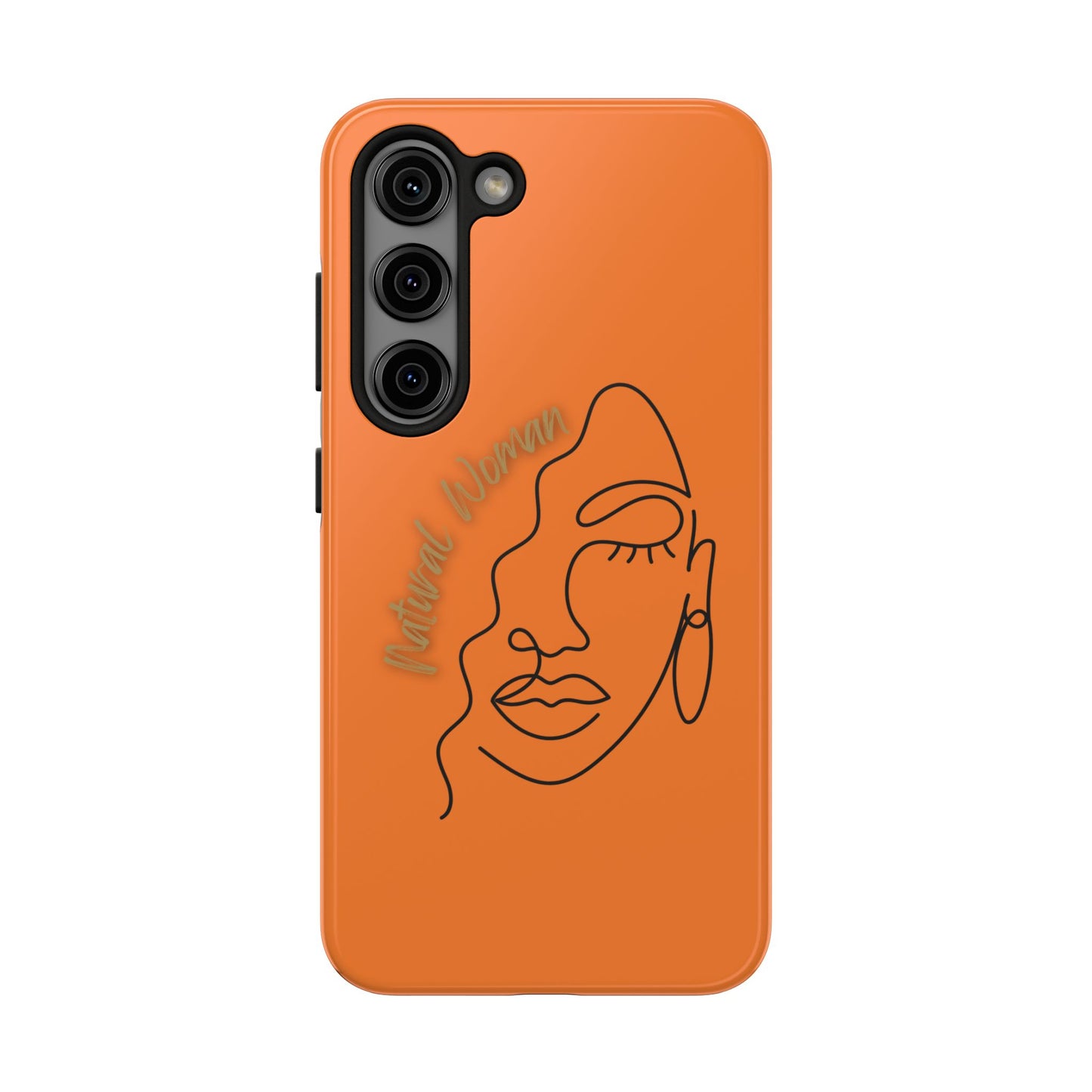 Natural Woman Half Face (BL)Tough Phone Case CRUSTA