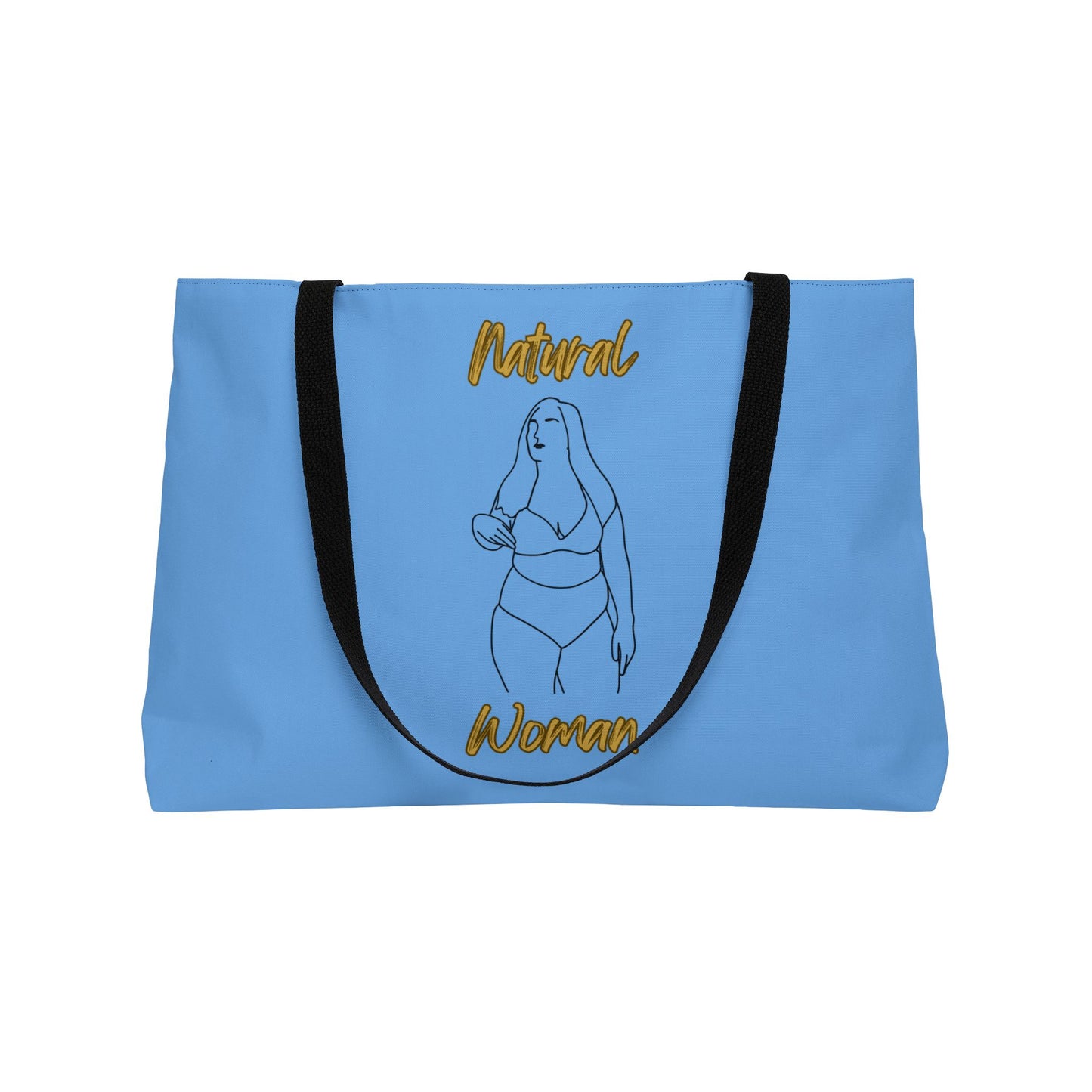 Natural Woman Full Beauty (BL) Weekender Tote Bag LIGHT BLUE