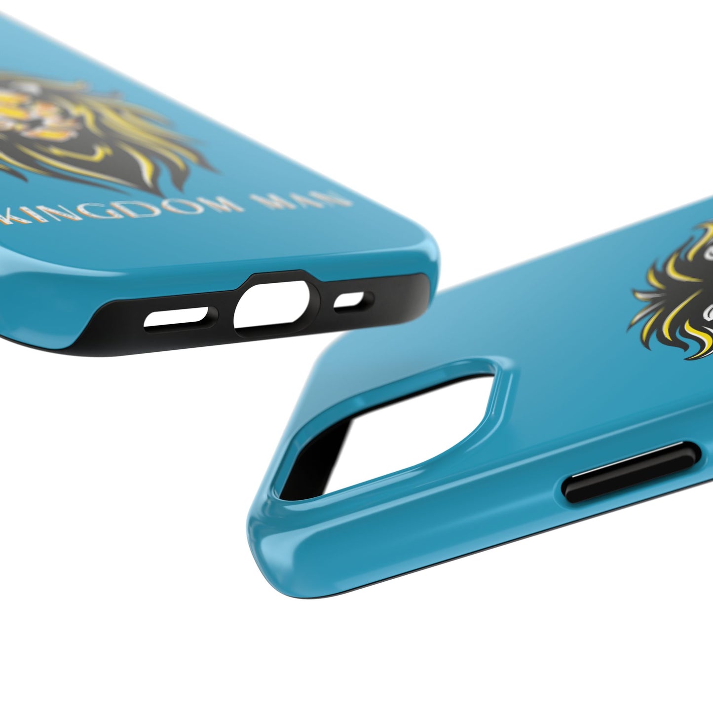 Kingdom Man (White-Gold Label) Tough Phone Case TURQUOISE