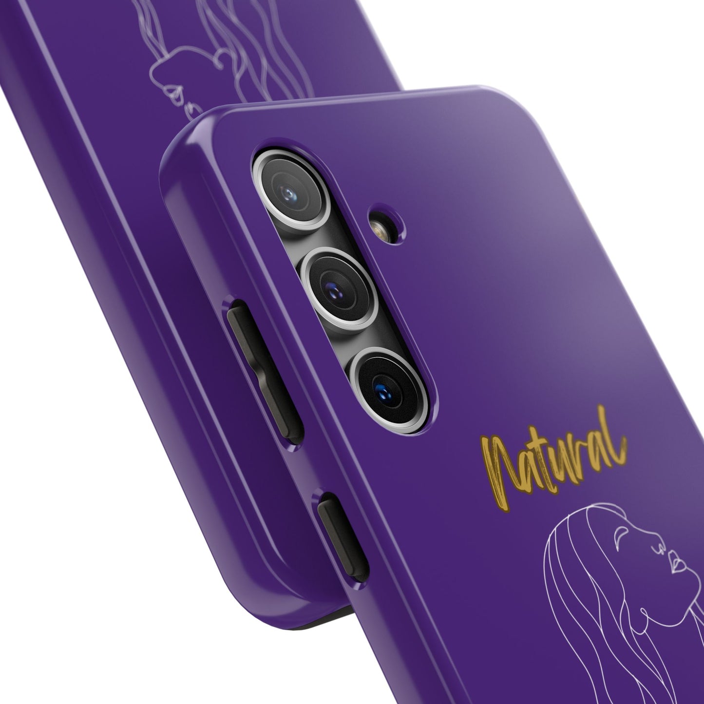 Natural Woman Breeze On Face (WL)Tough Phone Cases PURPLE