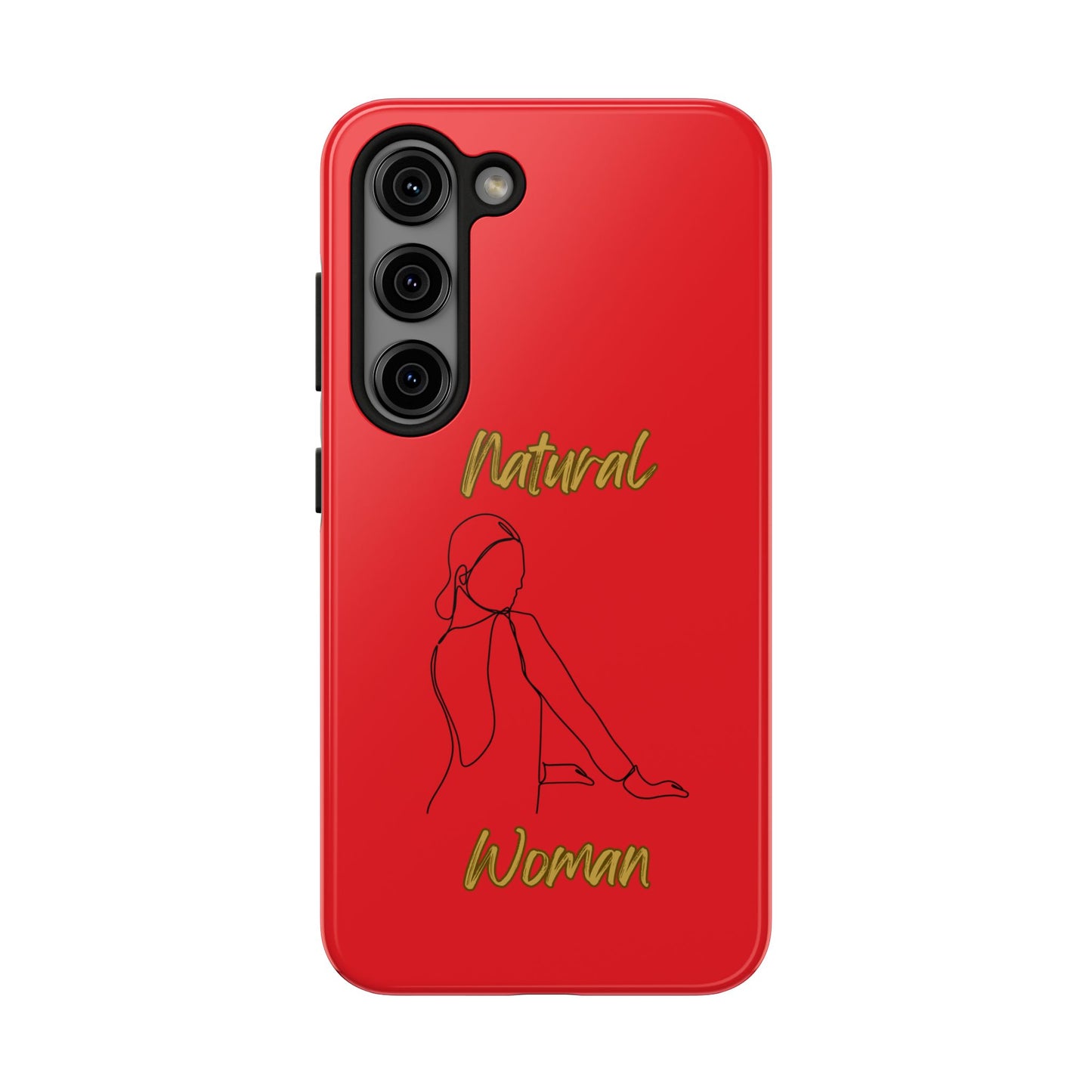 Natural Woman Hands Free (BL)Tough Phone Cases RED