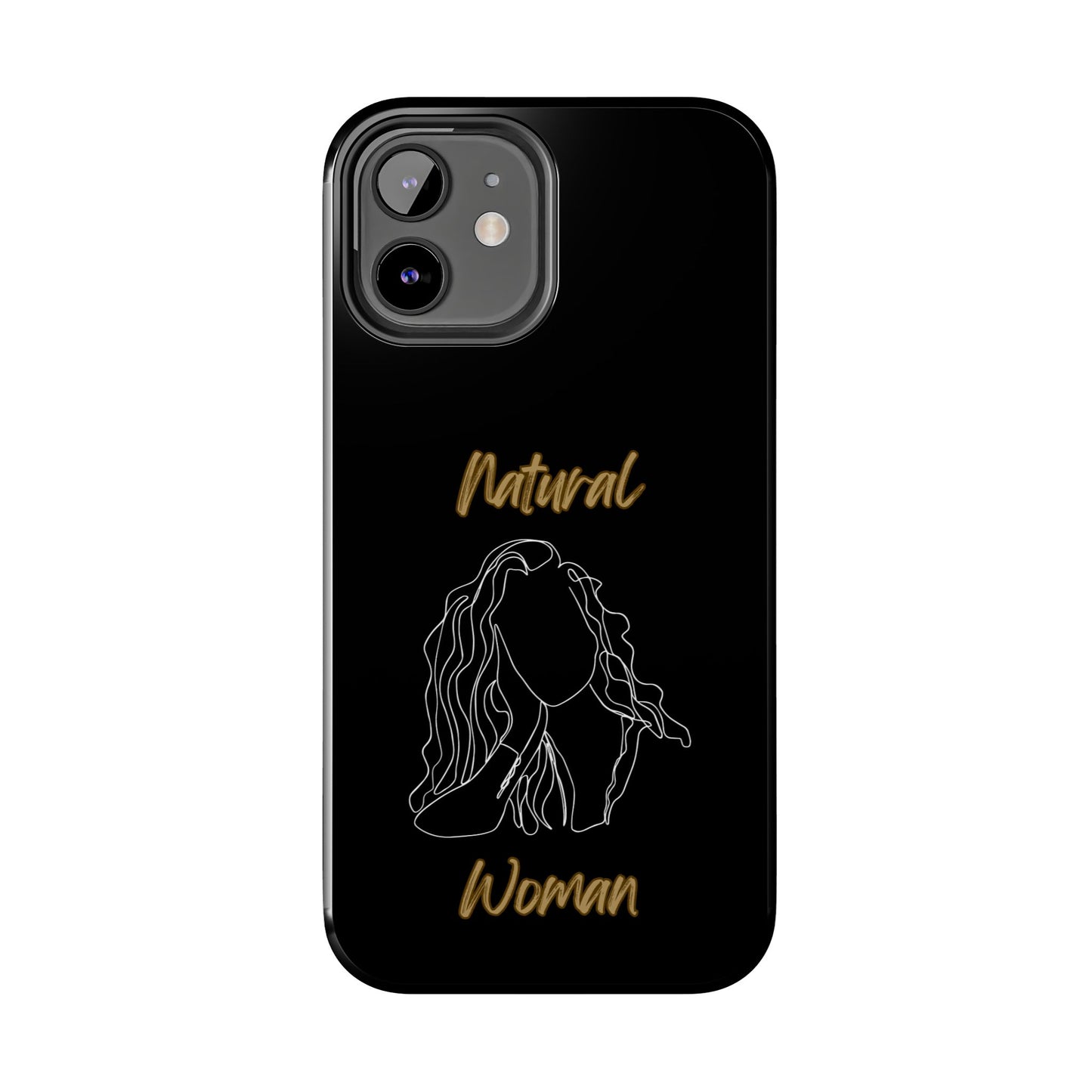 Natural Woman Relaxed (WL) Tough Phone Cases BLACK