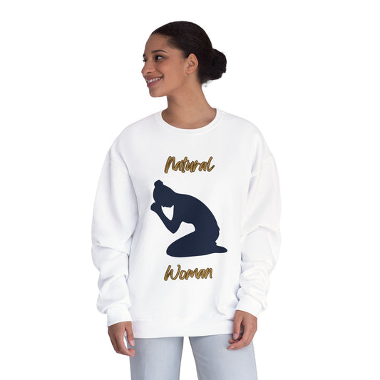 Natural Woman Pray (BL) Crewneck Sweatshirt