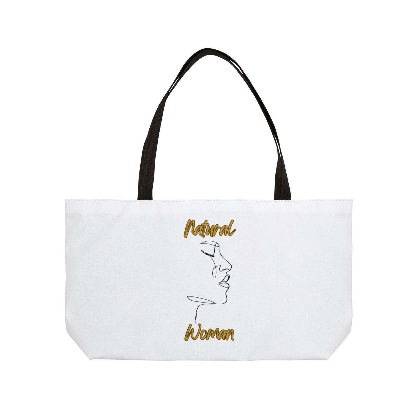 Natural Woman Timeless (BL) Weekender Tote Bag WHITE