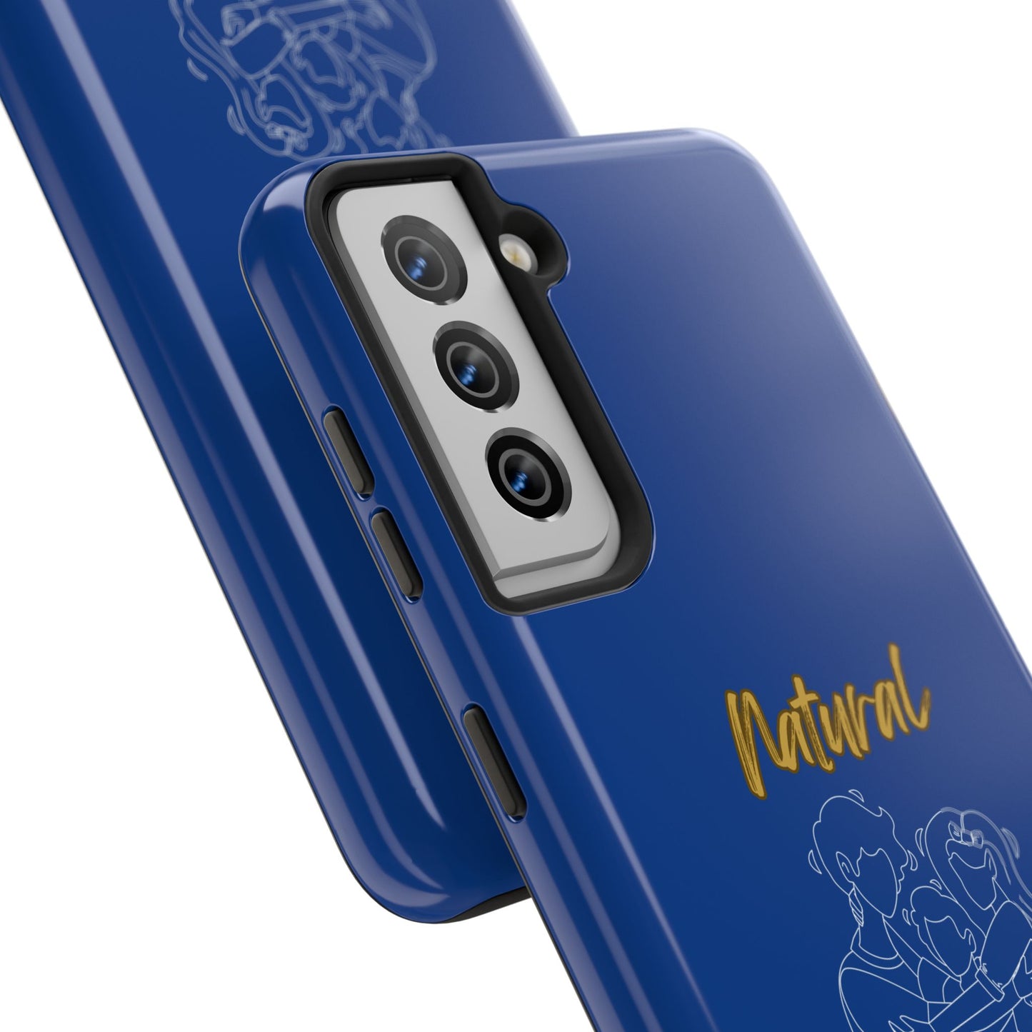 Natural Woman Bear Hugs (WL) Tough Phone Cases DARK BLUE