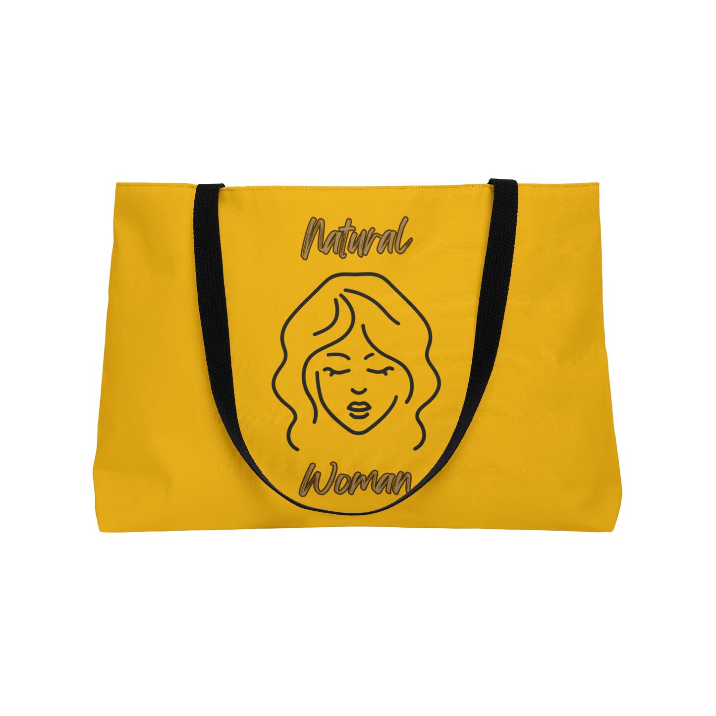 Natural Woman Modest (BL) Weekender Tote Bag YELLOW