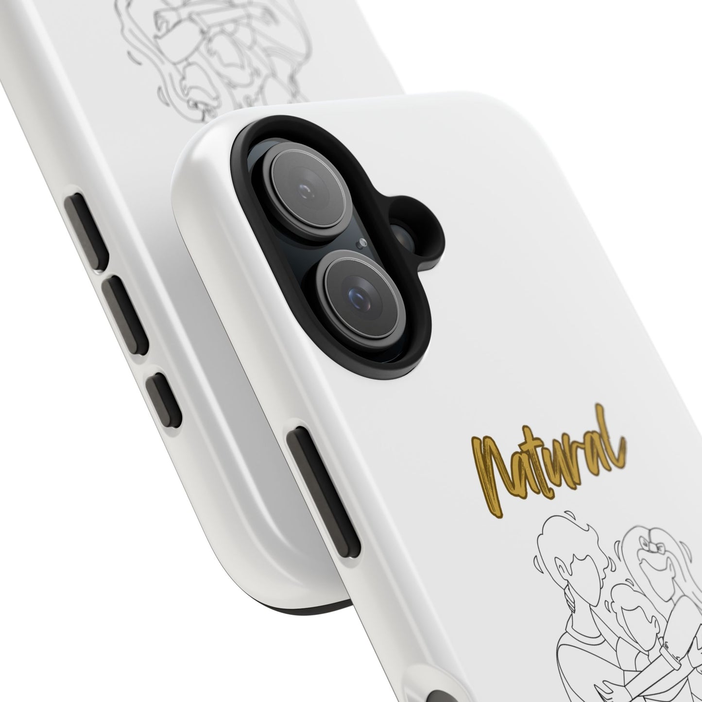 Natural Woman Bear Hugs (BL) Tough Phone Cases WHITE