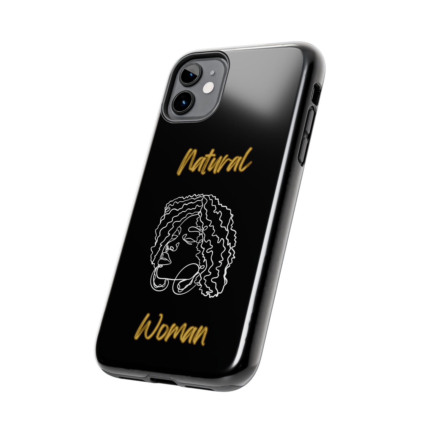 Natural Woman Naturally Me (WL)Tough Phone Cases BLACK