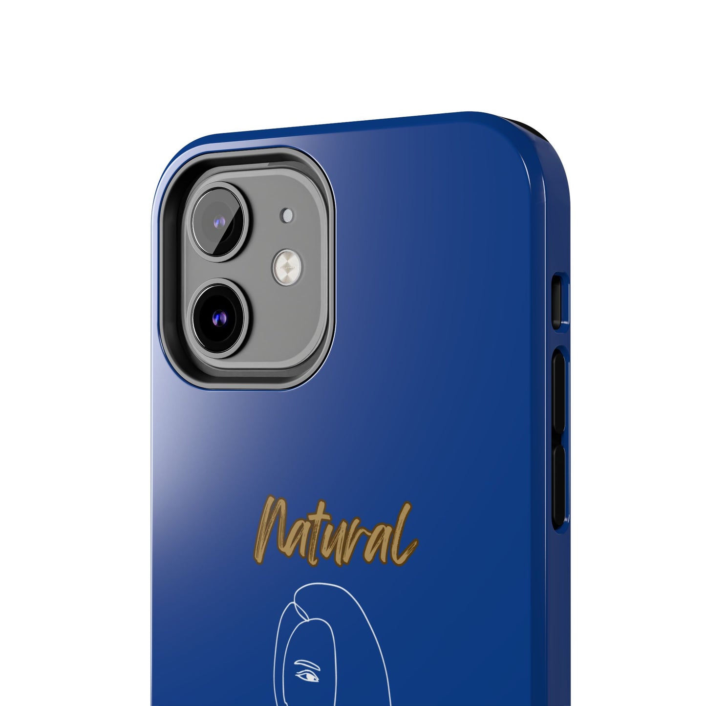 Natural Woman Covered Eye (WL)Tough Phone Cases DARK BLUE