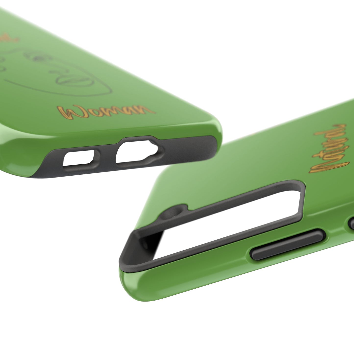 Natural Woman Peekaboo (BL)Tough Phone Cases GREEN
