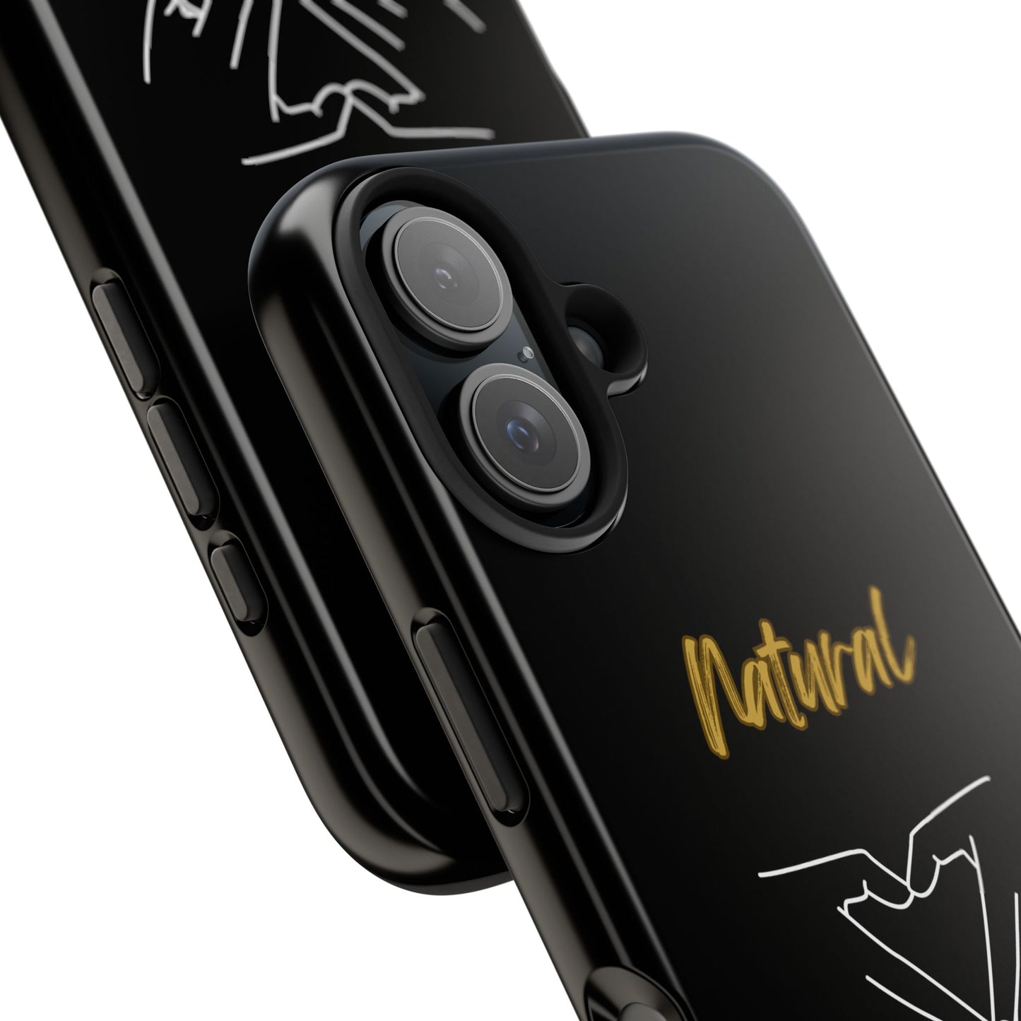 Natural Woman I Love You (WL)Tough Phone Cases BLACK