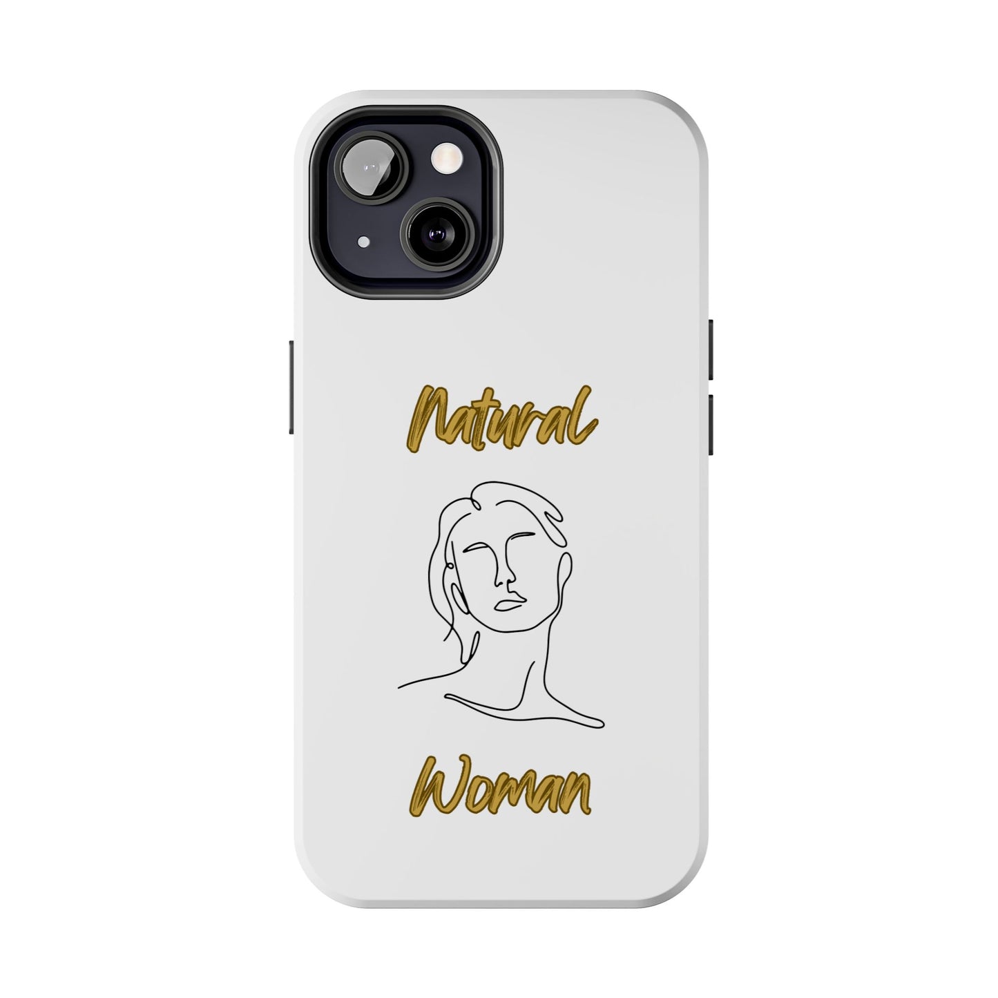 Natural Woman Hello (BL)Tough Phone Cases WHITE