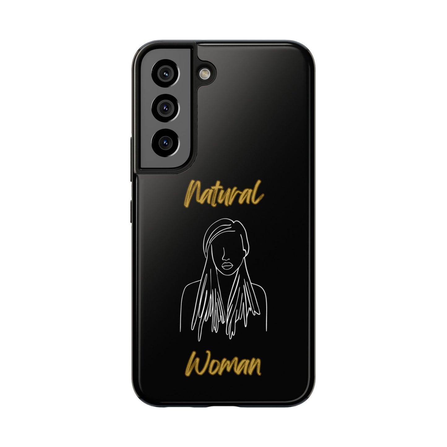 Natural Woman Content (WL)Tough Phone Cases BLACK