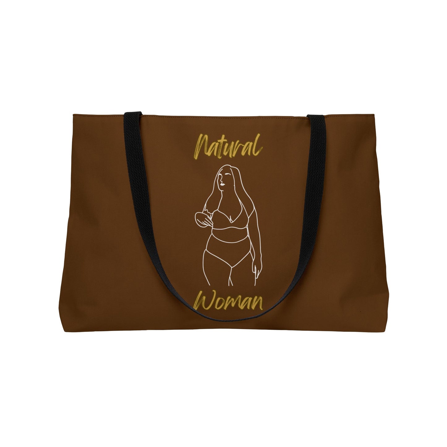 Natural Woman Full Beauty (WL) Weekender Tote Bag BROWN