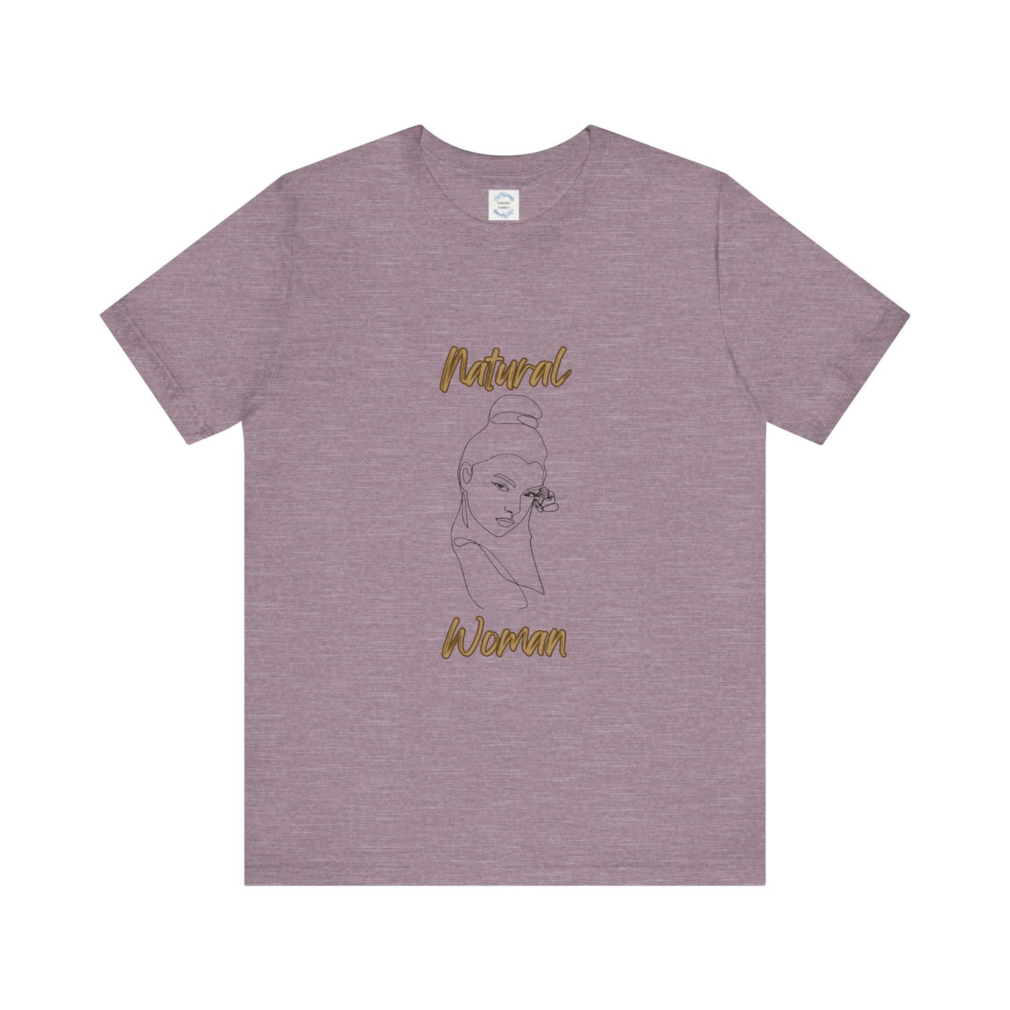 Natural Woman Sassy Bun (BL) Short Sleeve T-Shirt