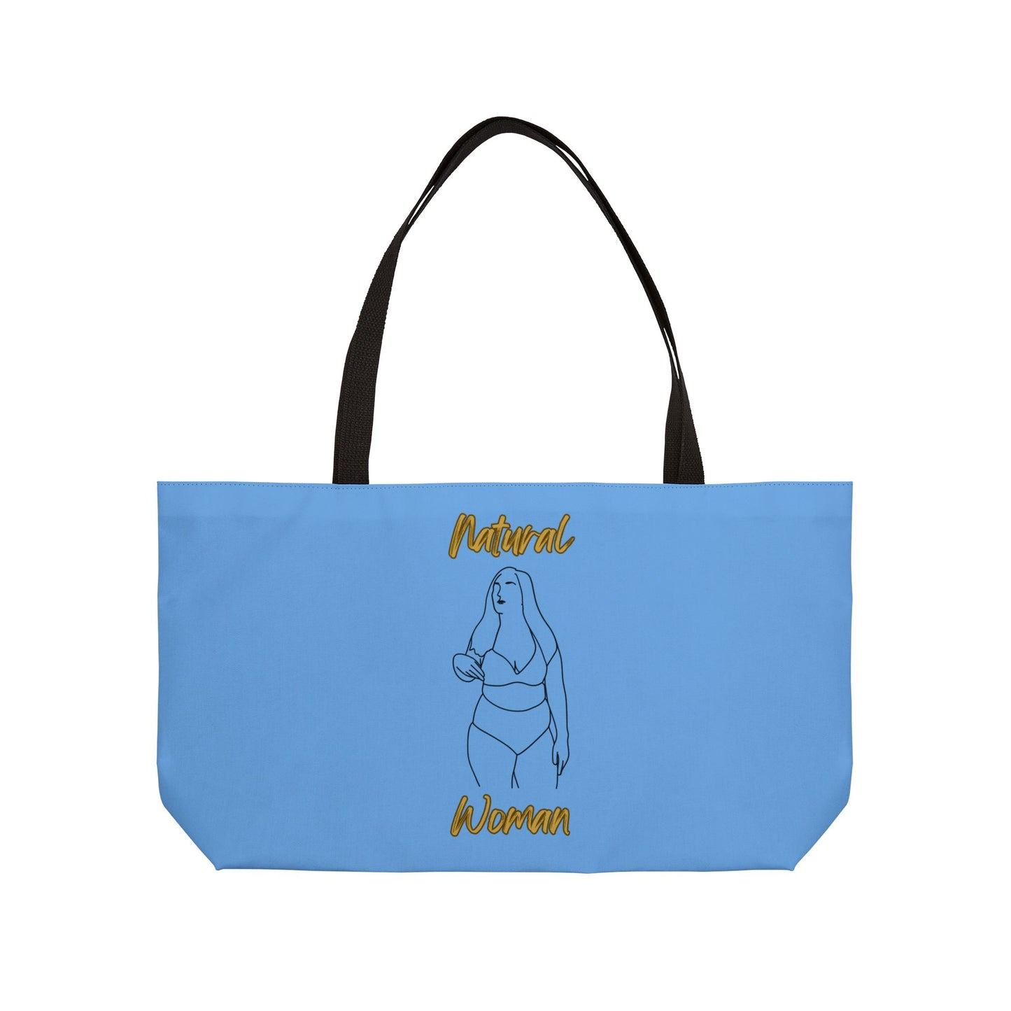 Natural Woman Full Beauty (BL) Weekender Tote Bag LIGHT BLUE