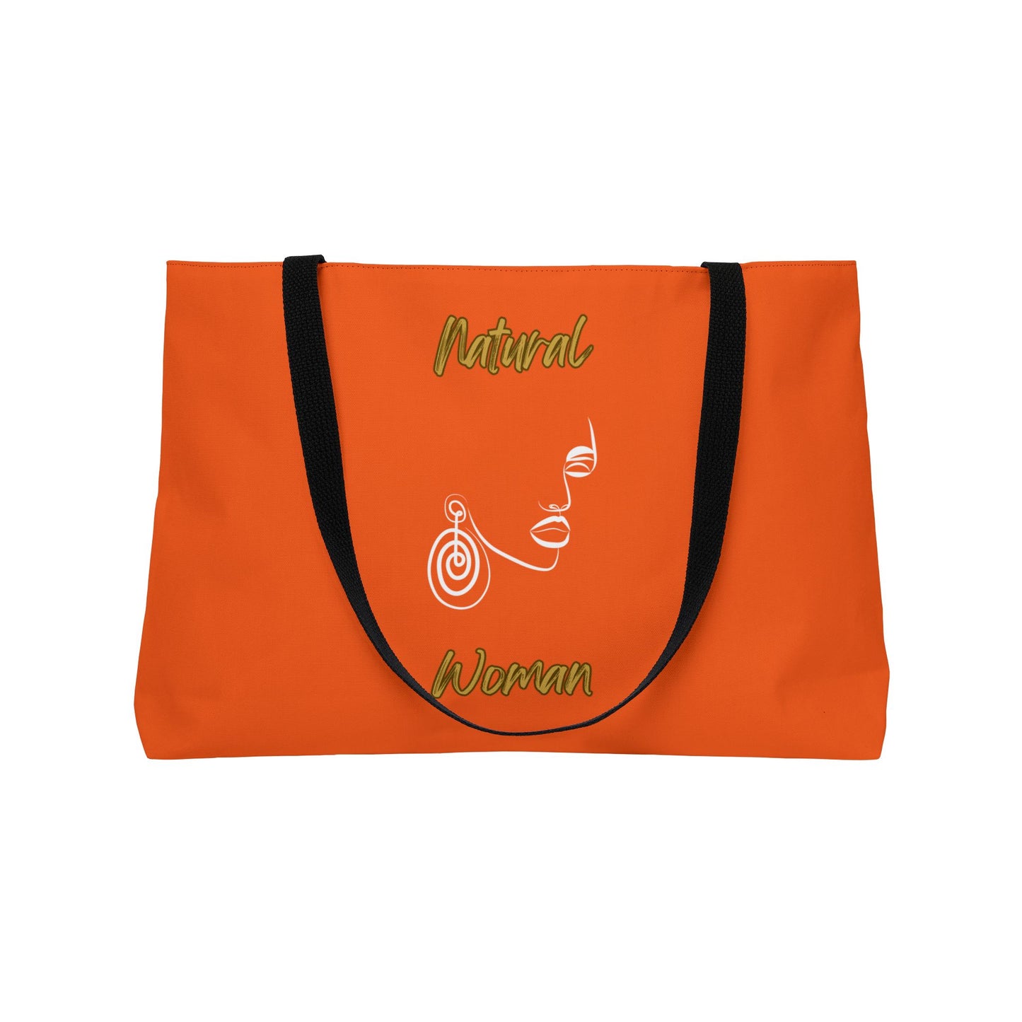 Natural Woman Music In My Soul (WL) Weekender Tote Bag ORANGE